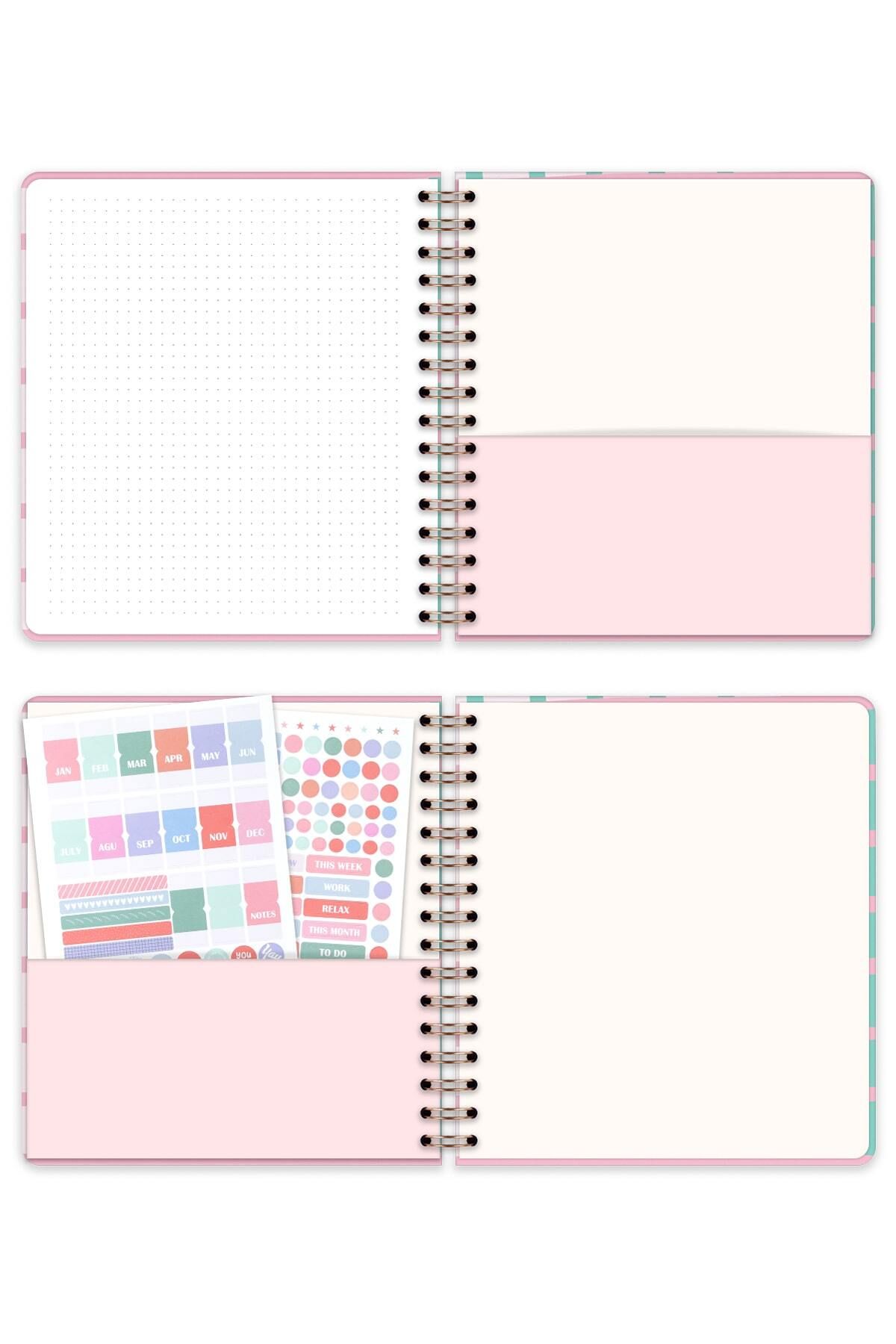 Matt Notebook-Indefinite Planner Square Agenda 6