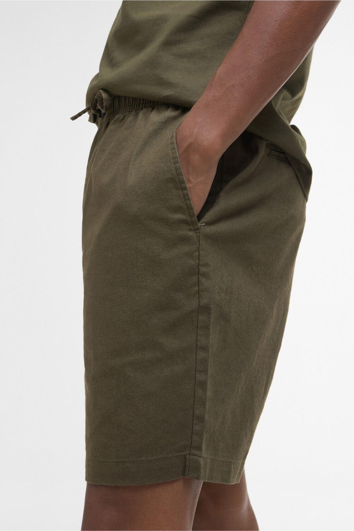 شلوارک مردانه راسته فاق نرمال | باربور Barbour MST0056-0038 - تصویر 4