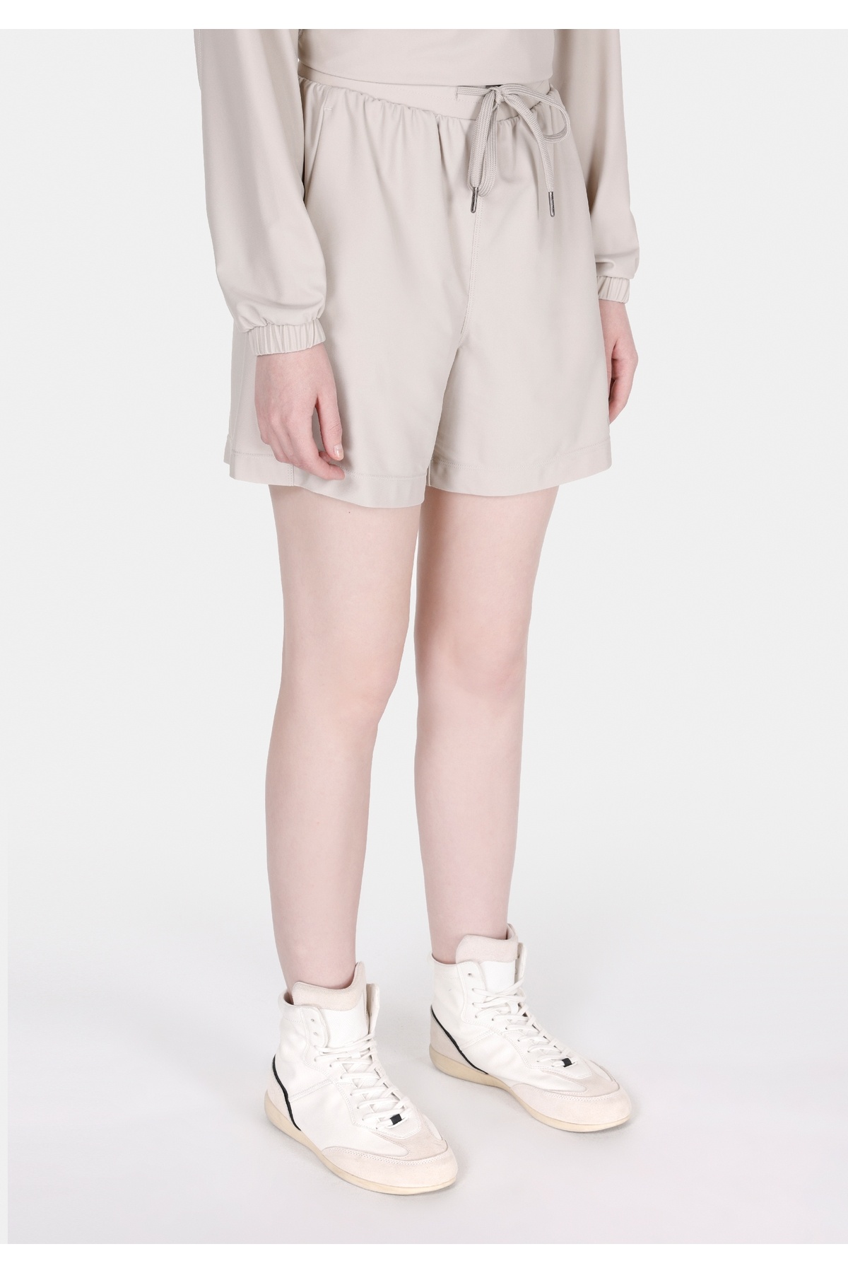 Colin's-Regular Fit Mid Waist Straight Women's Stone Shorts 4