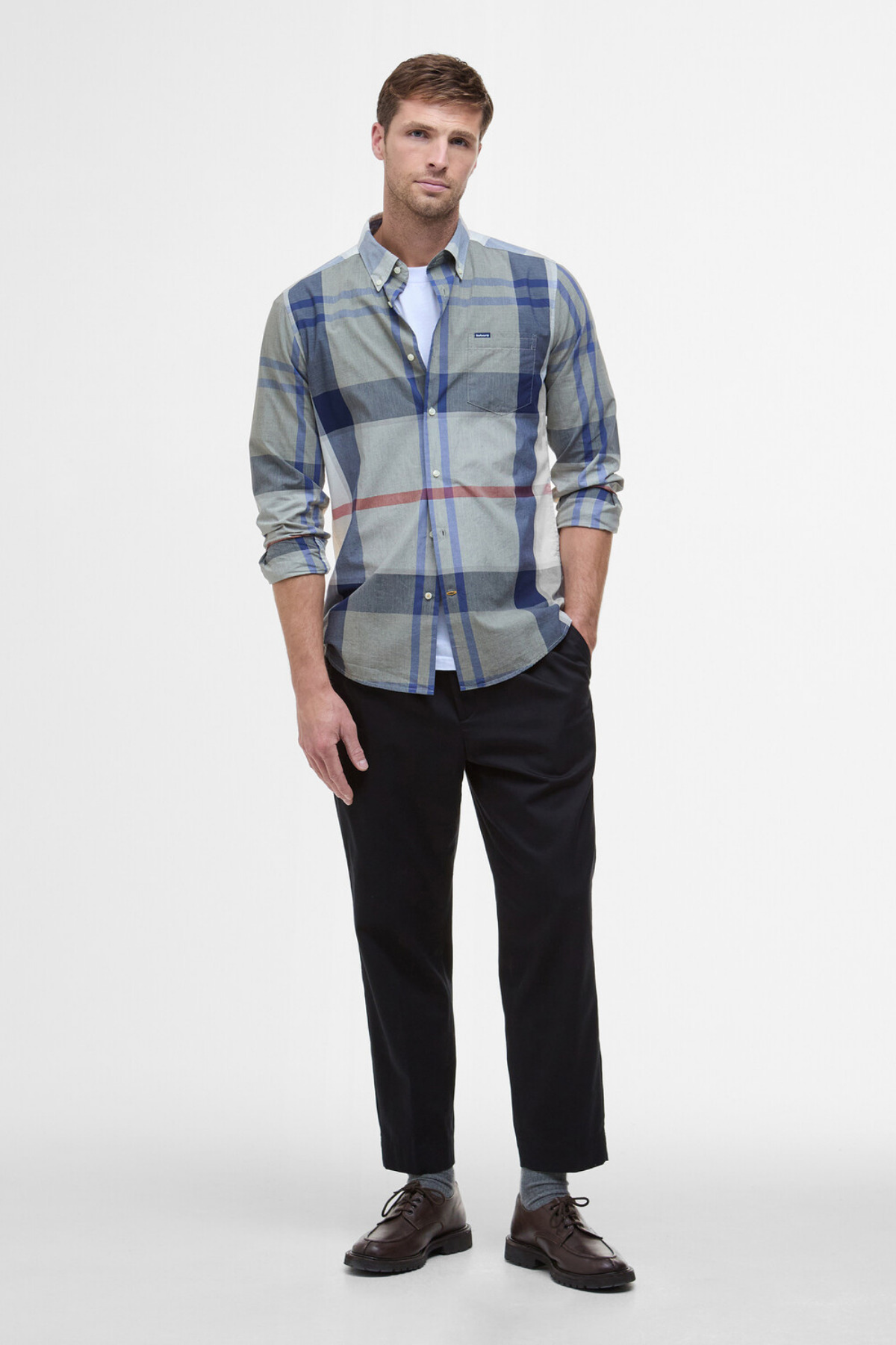 پیراهن مردانه آستین بلند | باربور Barbour MSH5071-0017 - تصویر 3