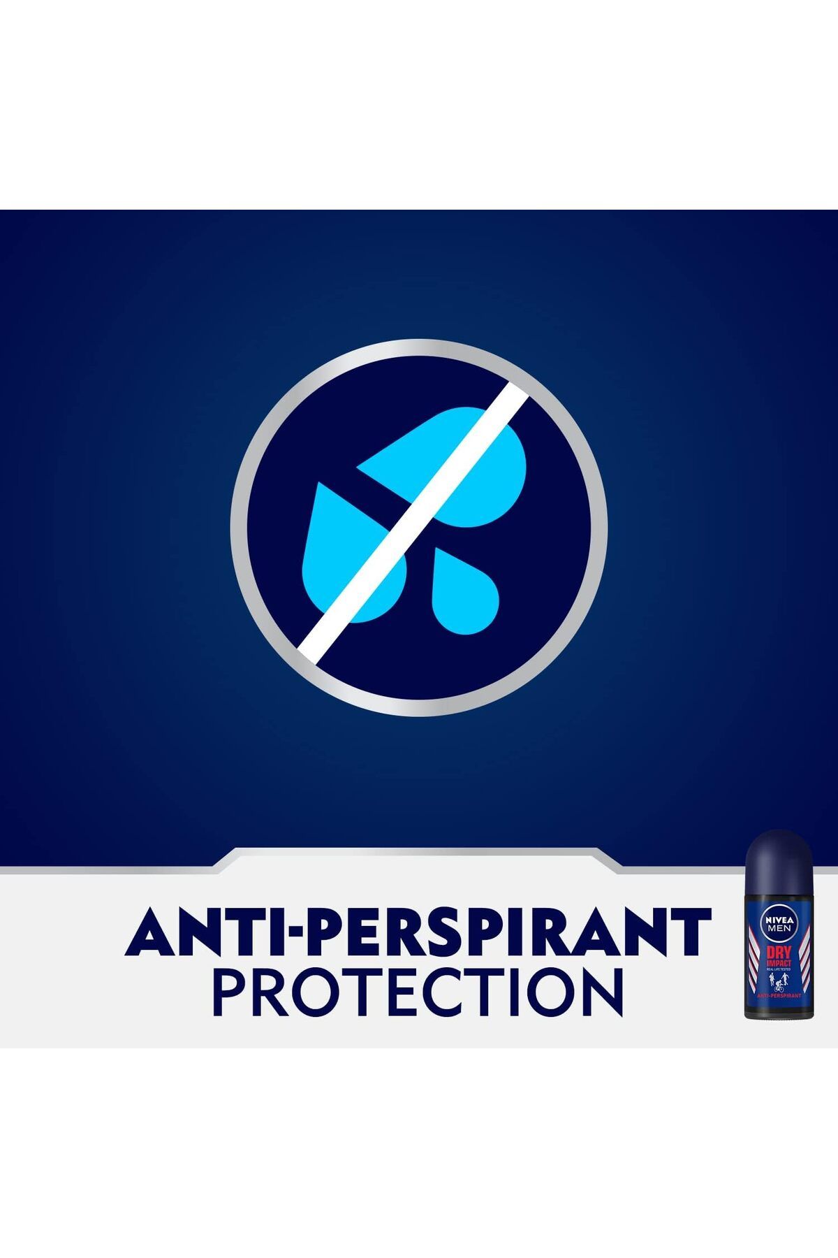 NIVEA-مزيل عرق رول أون من نيفيا للرجال، تأثير جاف يدوم 48 ساعة، 3 × 50 مل، منعش 5