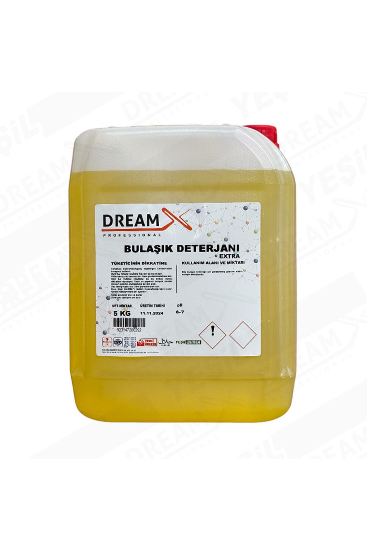YEŞİL Elde Bulaşık Deterjanı Extra 5L