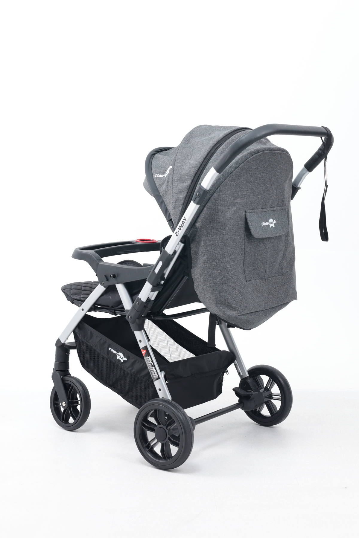 Comfymax 2-Way Çift Yönlü Bebek Arabası – Strom Grey fotoğrafı 4 (önizleme)