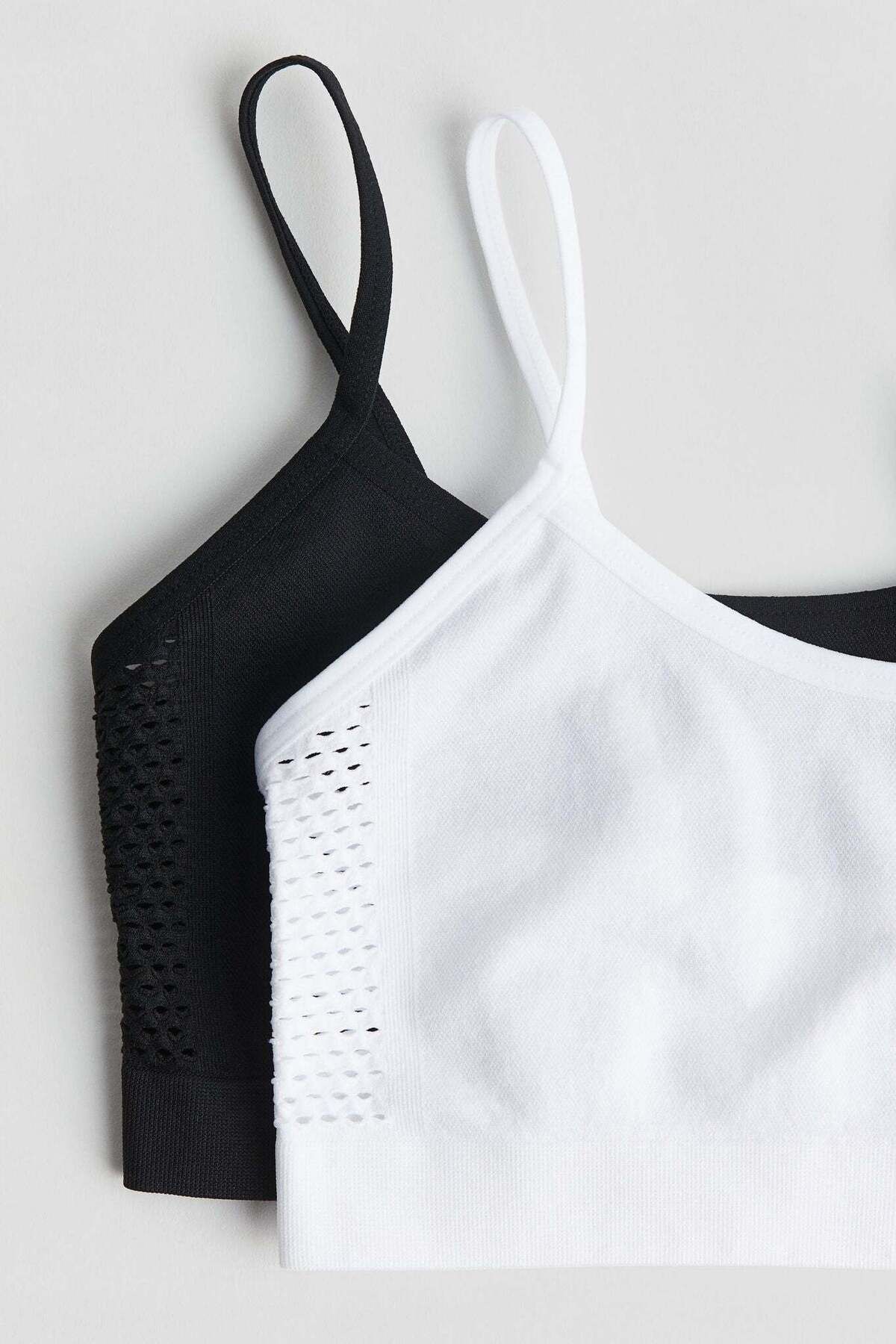 H&M-قطعتان من القميص الجيرسي بدون درزات 2