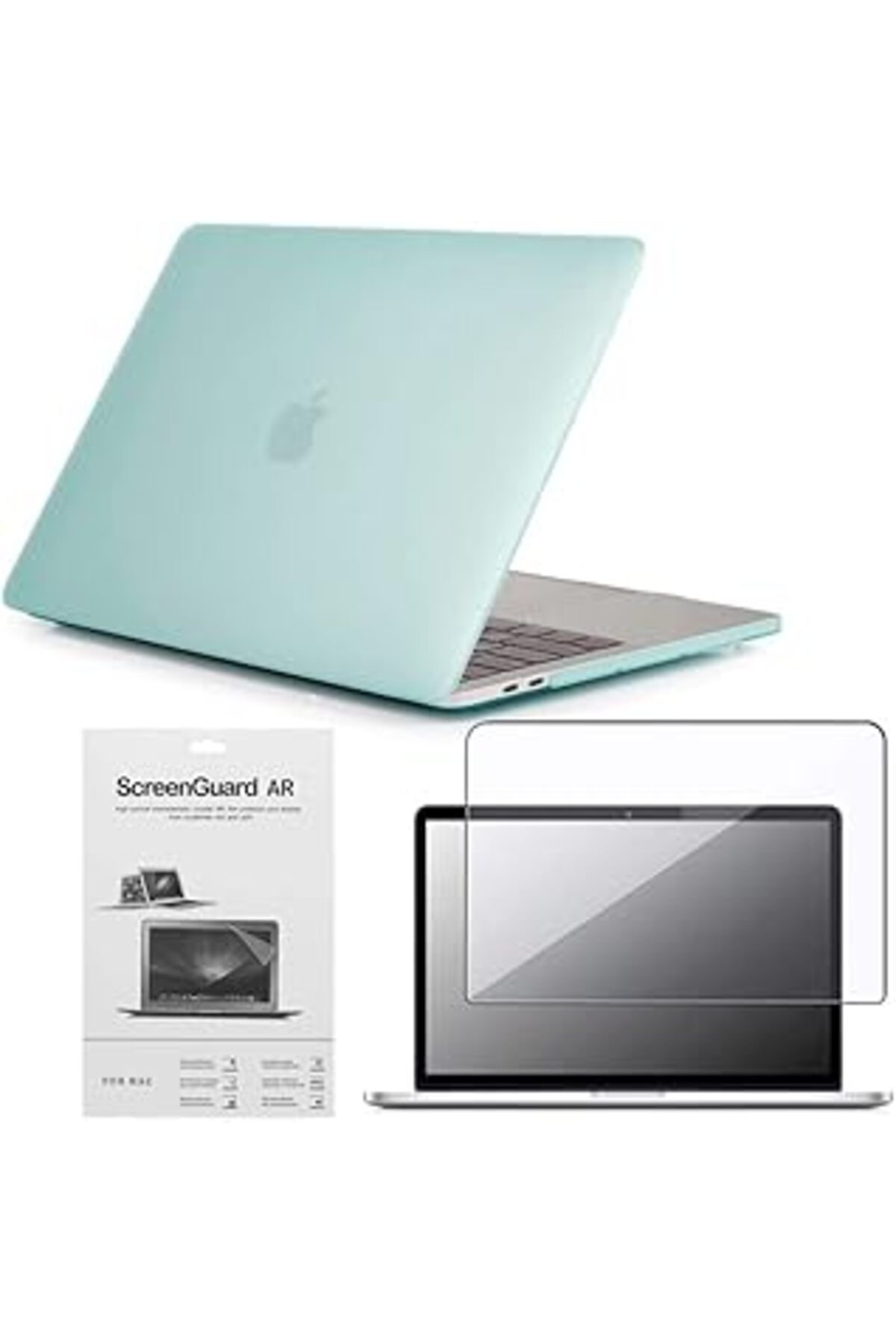 robotrend Codegen 13 Macbook Pro M2 A2686 Su Yeşili Kılıf Koruyucu + Ekran Filmi Cmptm-133Gr