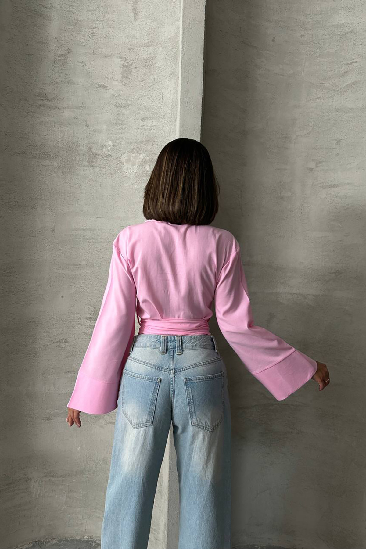 Neşeli Butik-Women's Lacing Detailed Design Shirt Nbg080 7