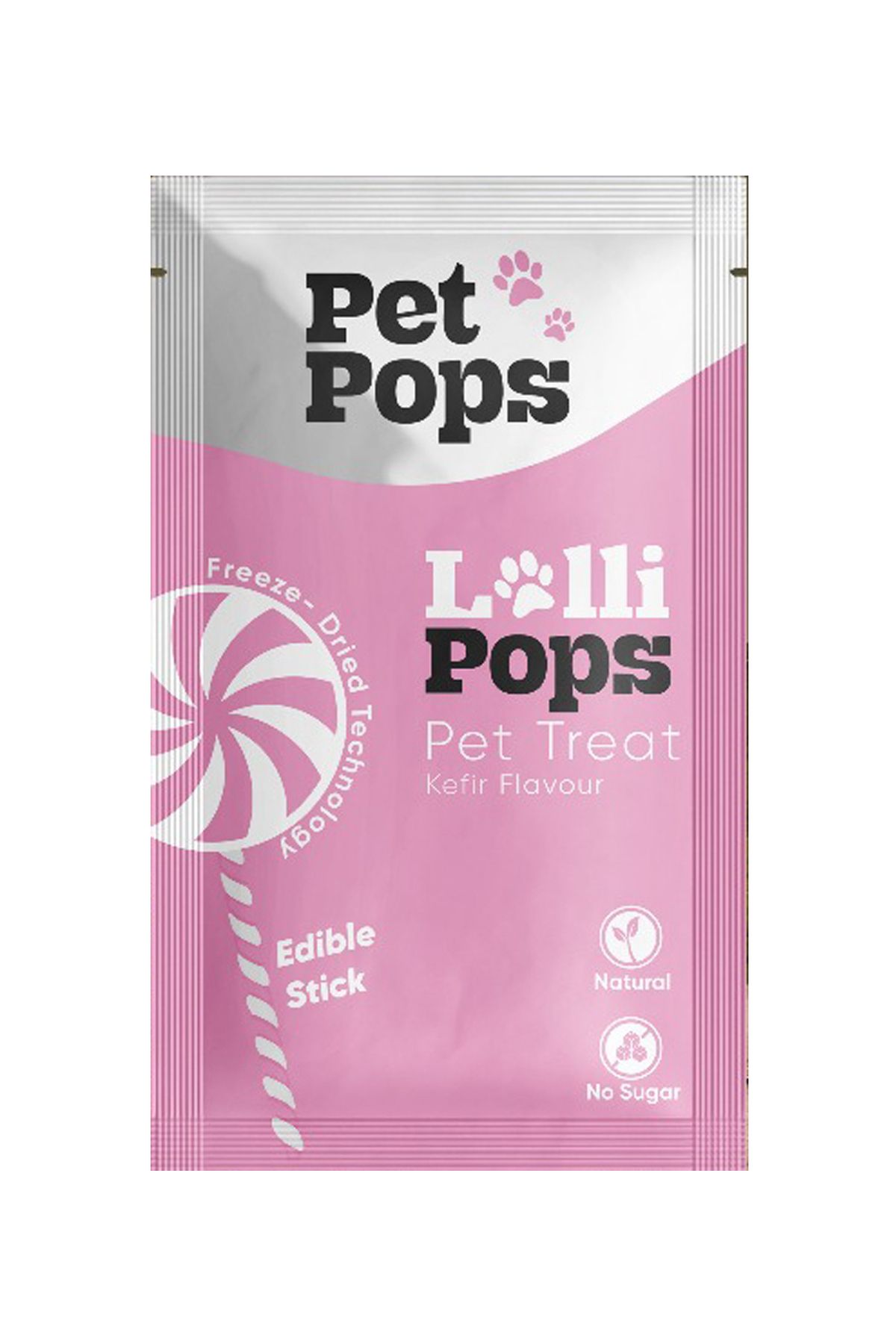 PET POPS Kedi ve Köpekler için Ödül maması - 5 adet %100 Doğal içerikli LolliPops ( Kefirli )