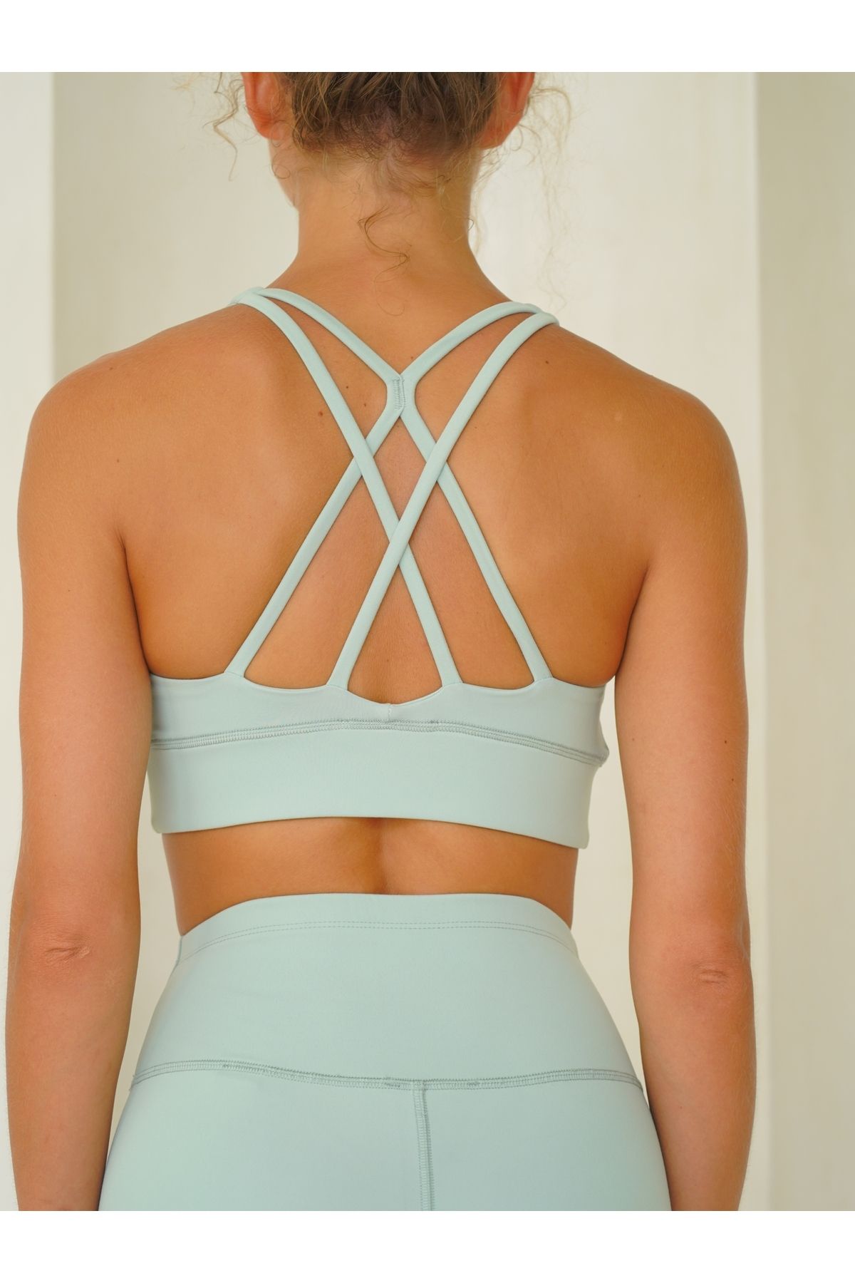 MAİ COLLECTİON-Samadhi Covered Sports Mint Crop 5