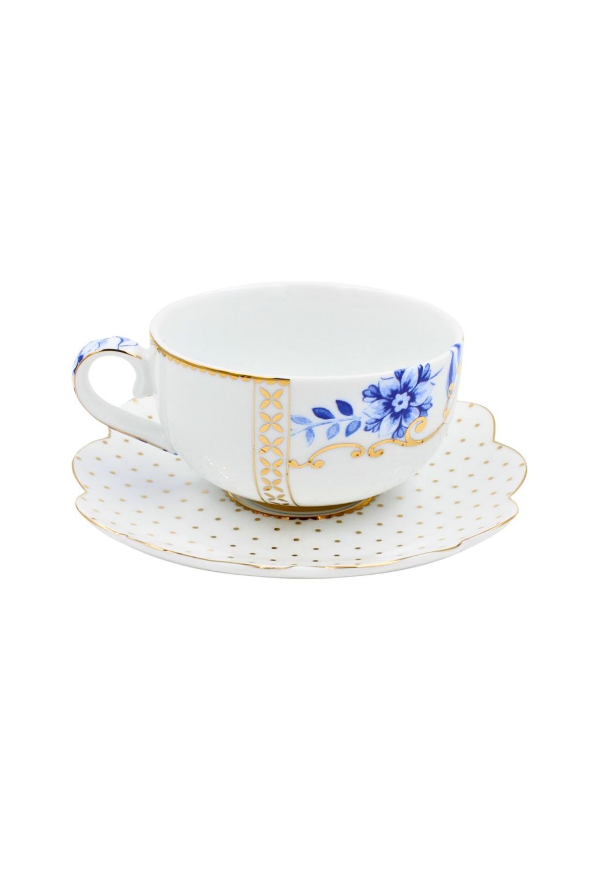 Pip Studio-Espresso cup with saucer, Royal White collection, 125ml, Pip Studio 4