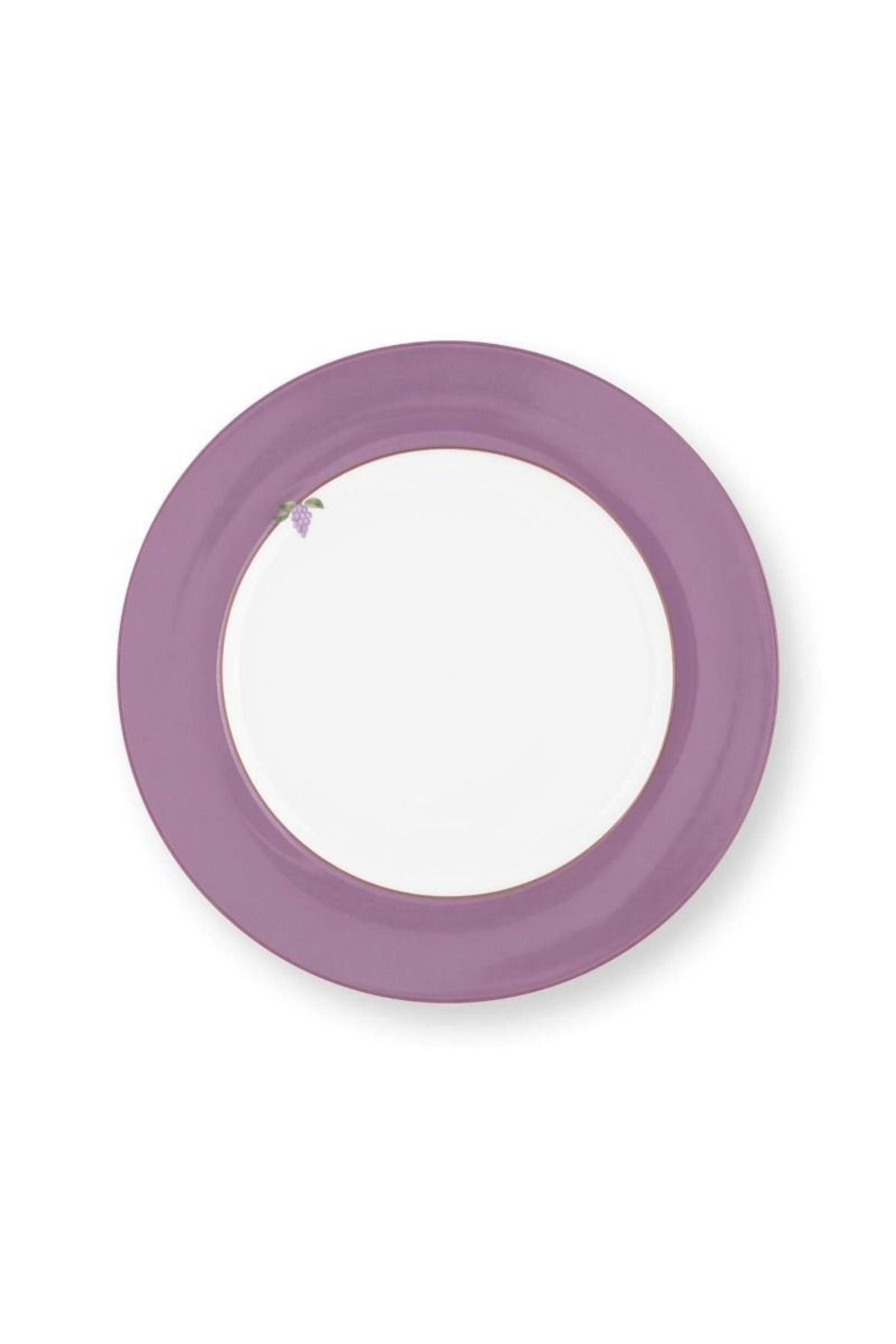 Pip Studio-Porcelain plate, Pip Studio, Lilac Uni, 23 cm, Lily&Lotus collection 1