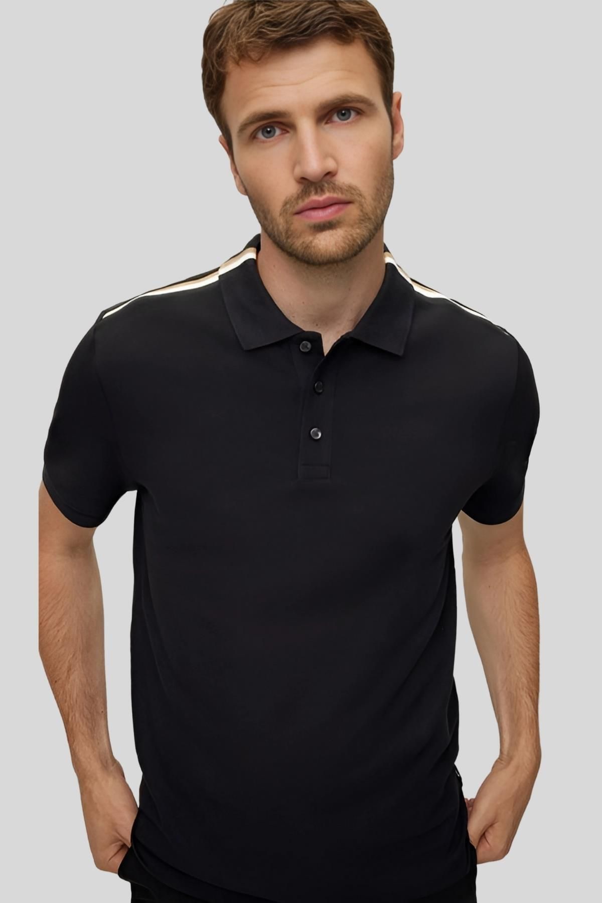 تی شرت مردانه چوگان یاکا سیاه Hugo Boss