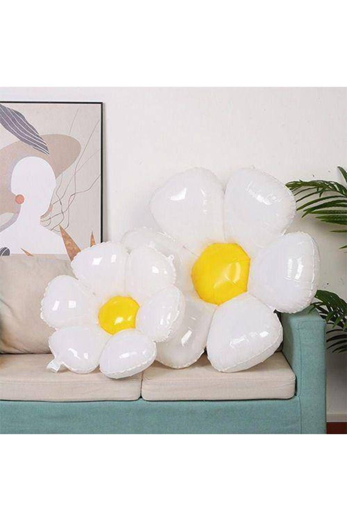 Parti Dükkanım-Daisy Foil Balloon - Green 2 Size 2