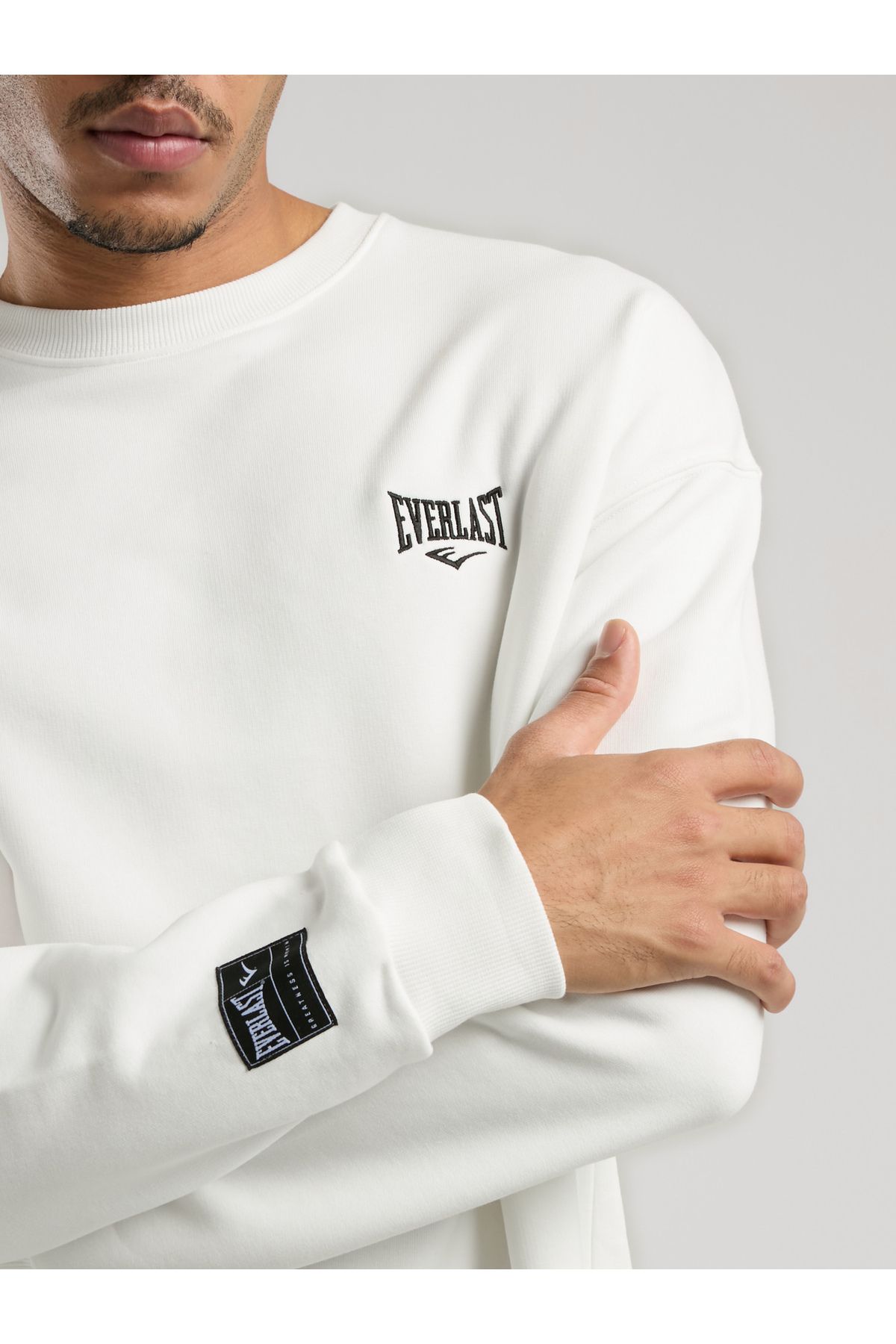 EVERLAST-Мъжки суитшърт Ever Essentials Comfort, бял 4