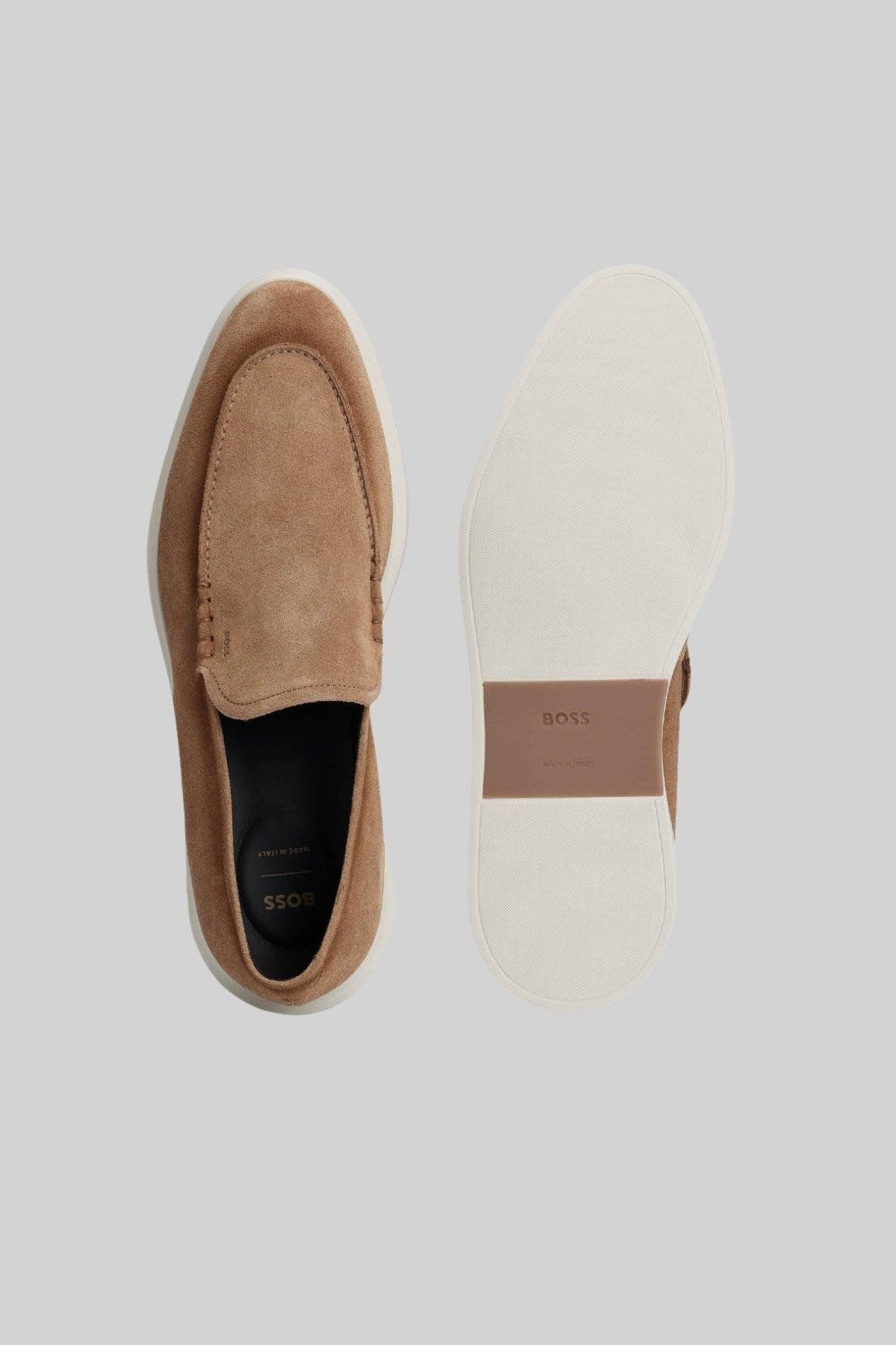 لوفر مردانه BEIGE LOAFER SERET اورجینال BOSS