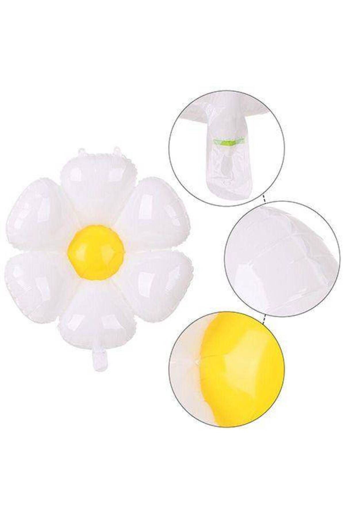 Parti Dükkanım-Daisy Foil Balloon - Green 2 Size 5