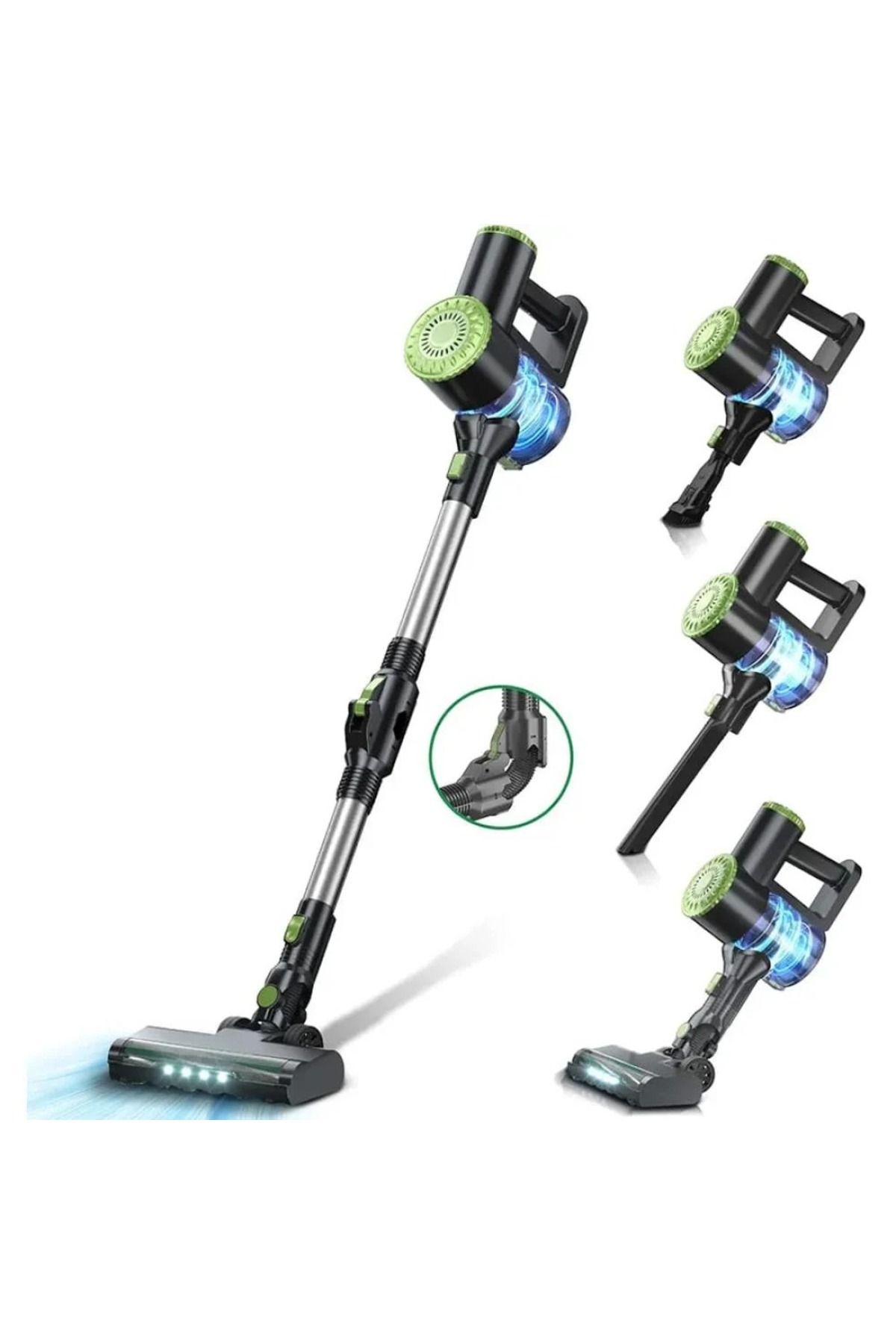 Denx-DENX DX2903 160W Cordless Stick Vacuum with 2000mAh Battery 1