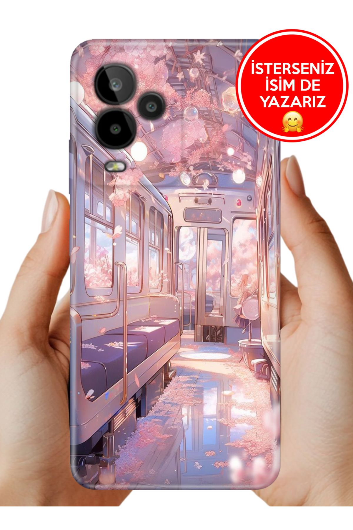 General Mobile GM 24 Pro Kılıf Desenli Baskılı TR-Üretim Kapak Silikon Romantik Tren