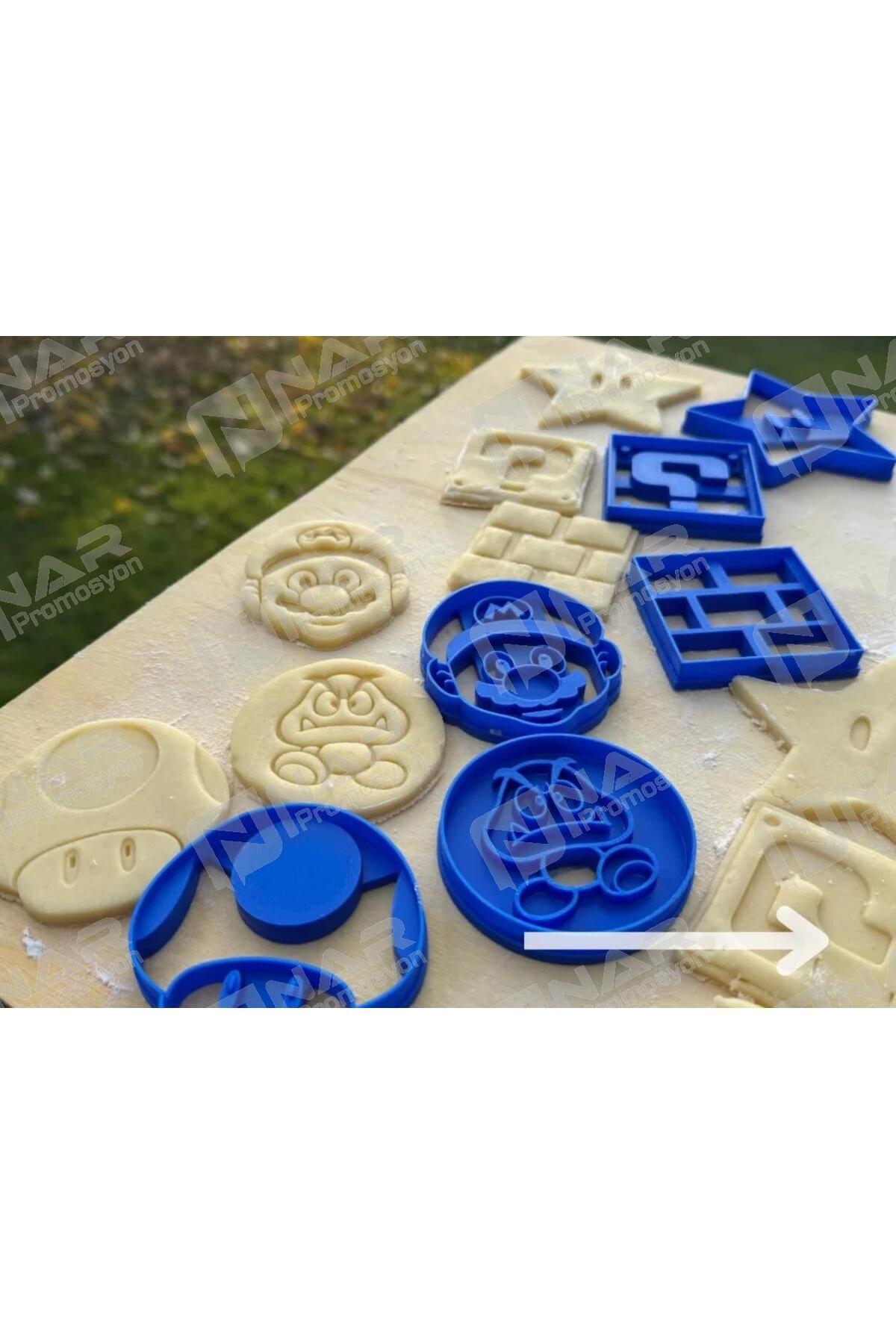 Nar Promosyon-Super Mario Motif 6-Pack Play Dough Mold and Confectionery Products 1