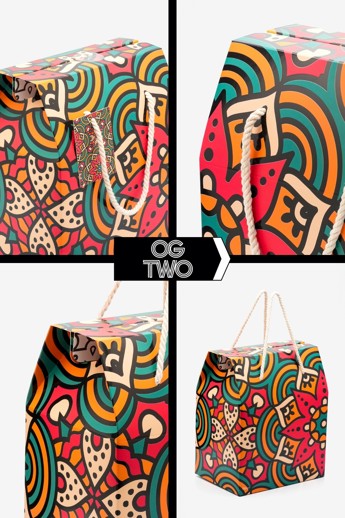 OGTWO Premium Konsept Tasarım Hediye Kutusu & Çanta Boş Karton Hediye Paketi Hediyelik Kutu - 24x14x20cm fotoğrafı 2 (önizleme)