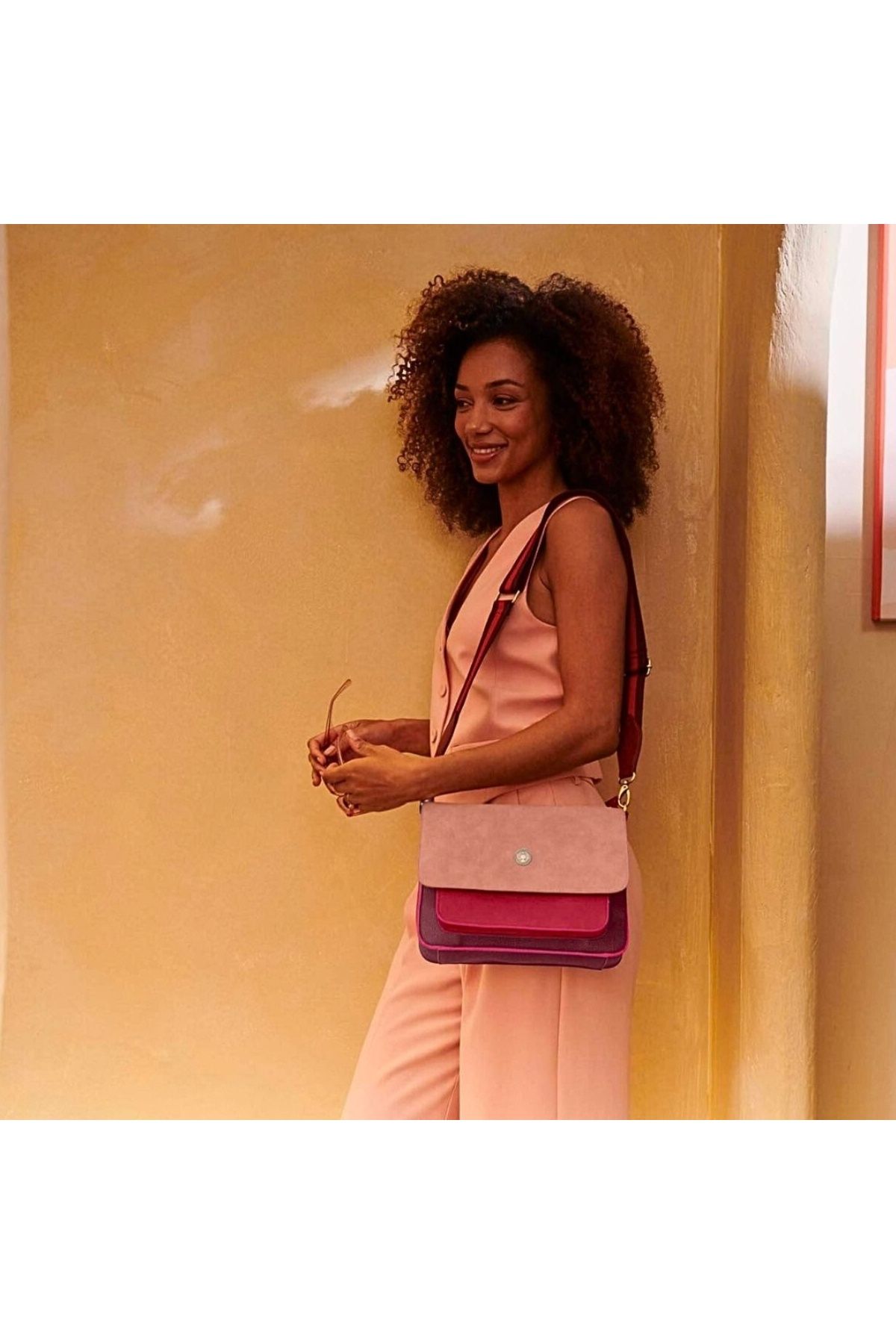 Pip Studio-Fenna crossbody bag, Red, 25x7x20 cm, Uni collection, Pip Studio 4