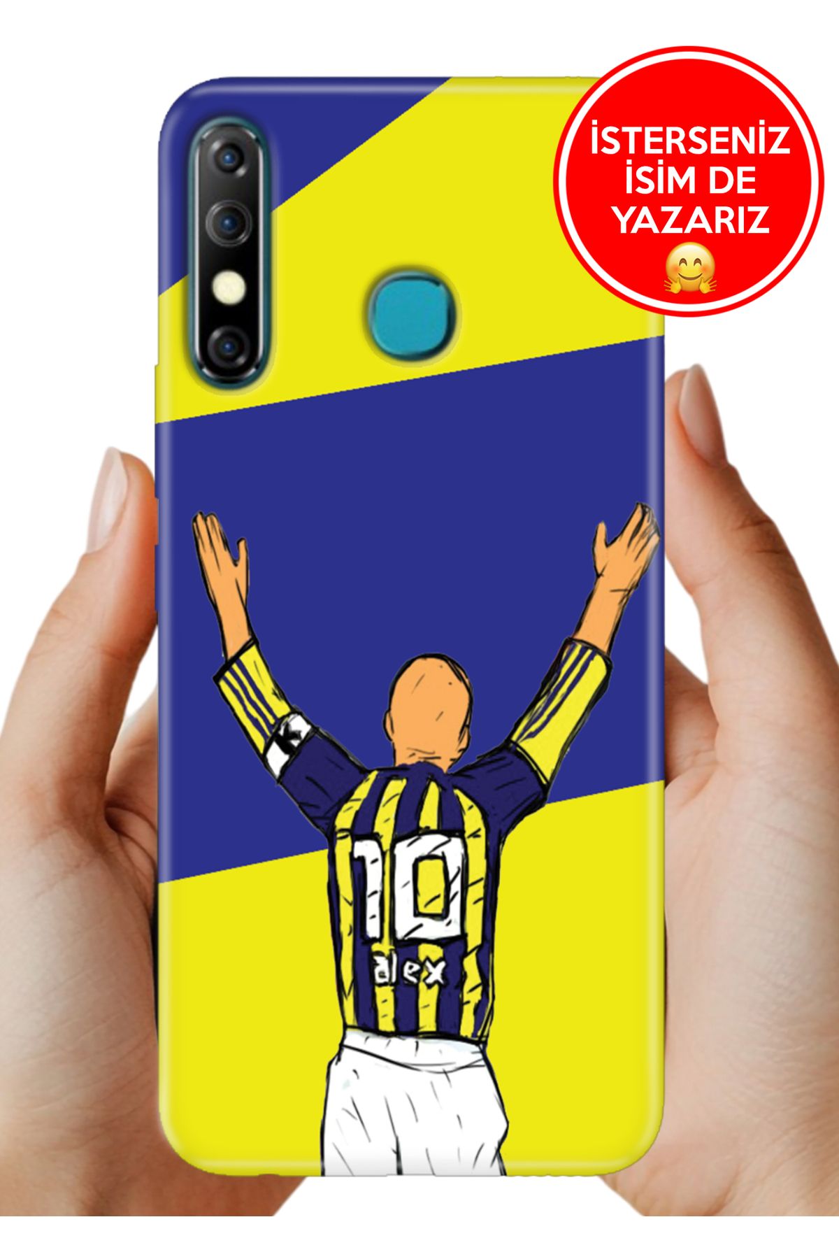 Cekuonline İnfinix Hot 8 Kılıf Desenli Baskılı Kamera Korumalı ZRR Silikon Alex