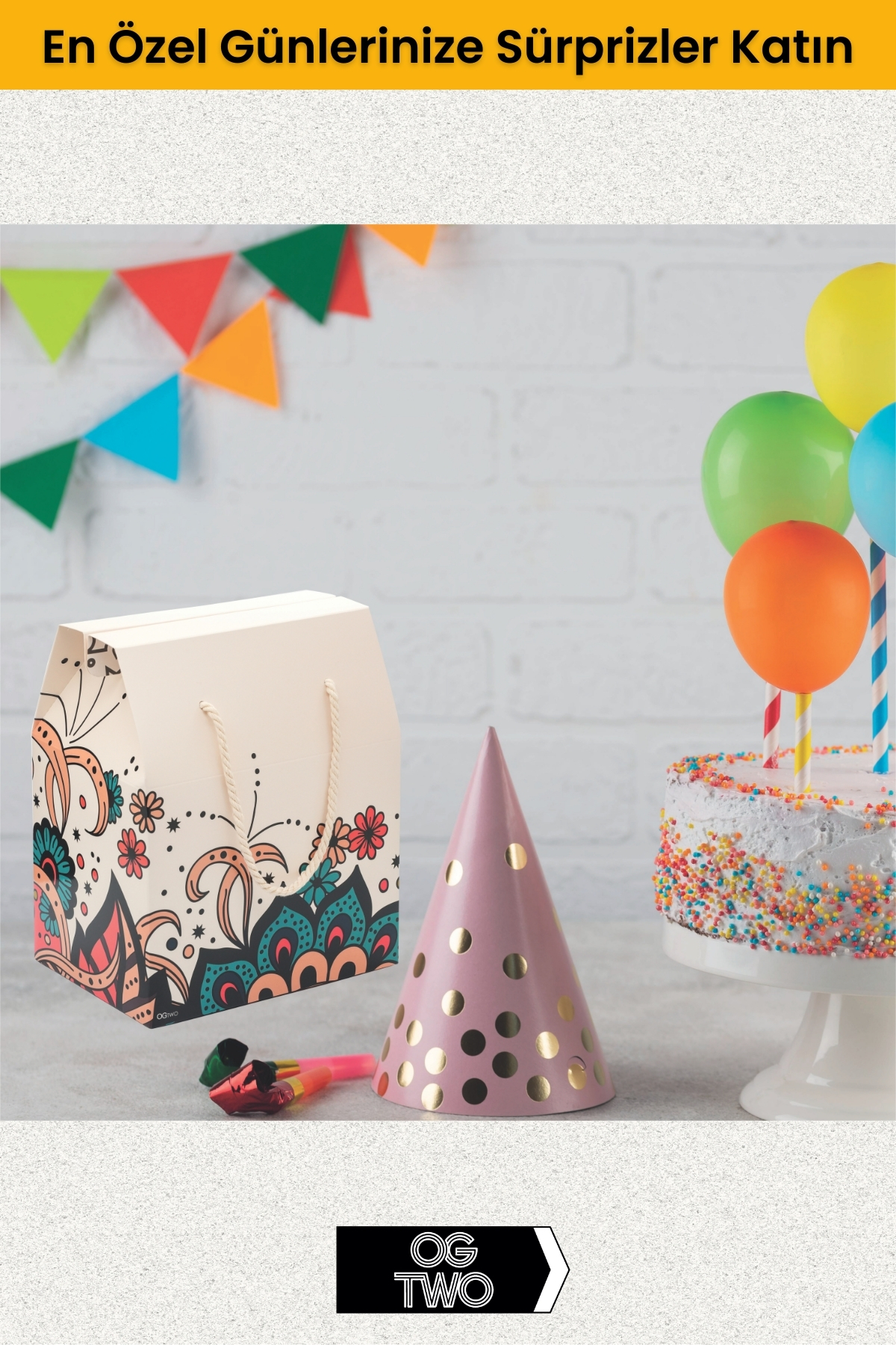 OGTWO Premium Konsept Tasarım Hediye Kutusu & Çanta Boş Karton Hediye Paketi Hediyelik Kutu - 24x14x20cm fotoğrafı 7 (önizleme)