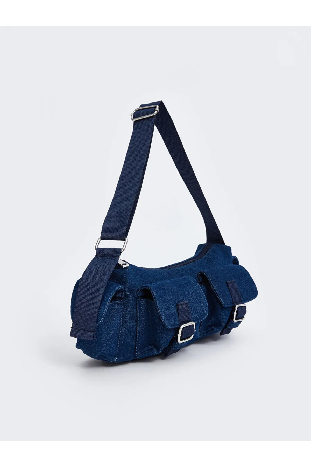 LC Waikiki-ACCESORII LCW Geantă baghetă pentru femei cu mai multe compartimente albastră 1