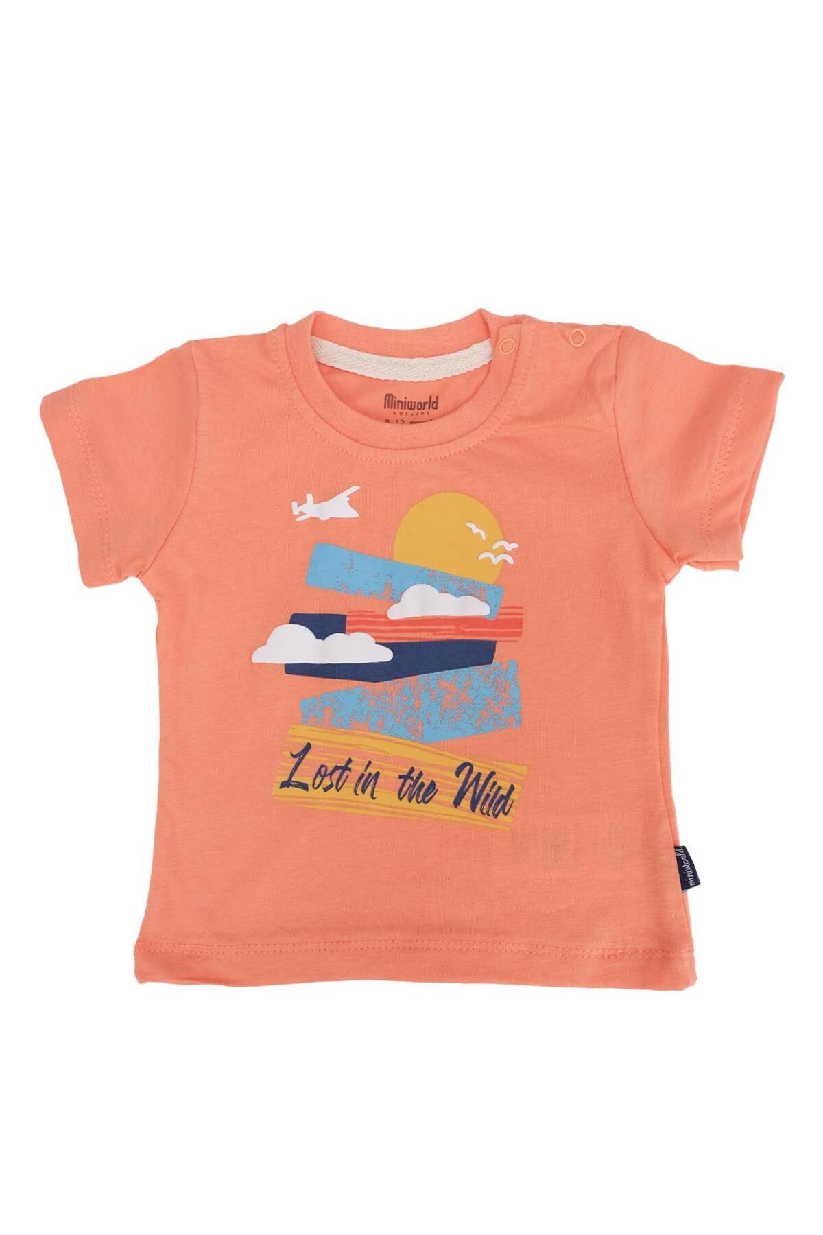 Bebelop Baskılı Geometrik Desenli T-shirt 2'li Set fotoğrafı 2 (önizleme)