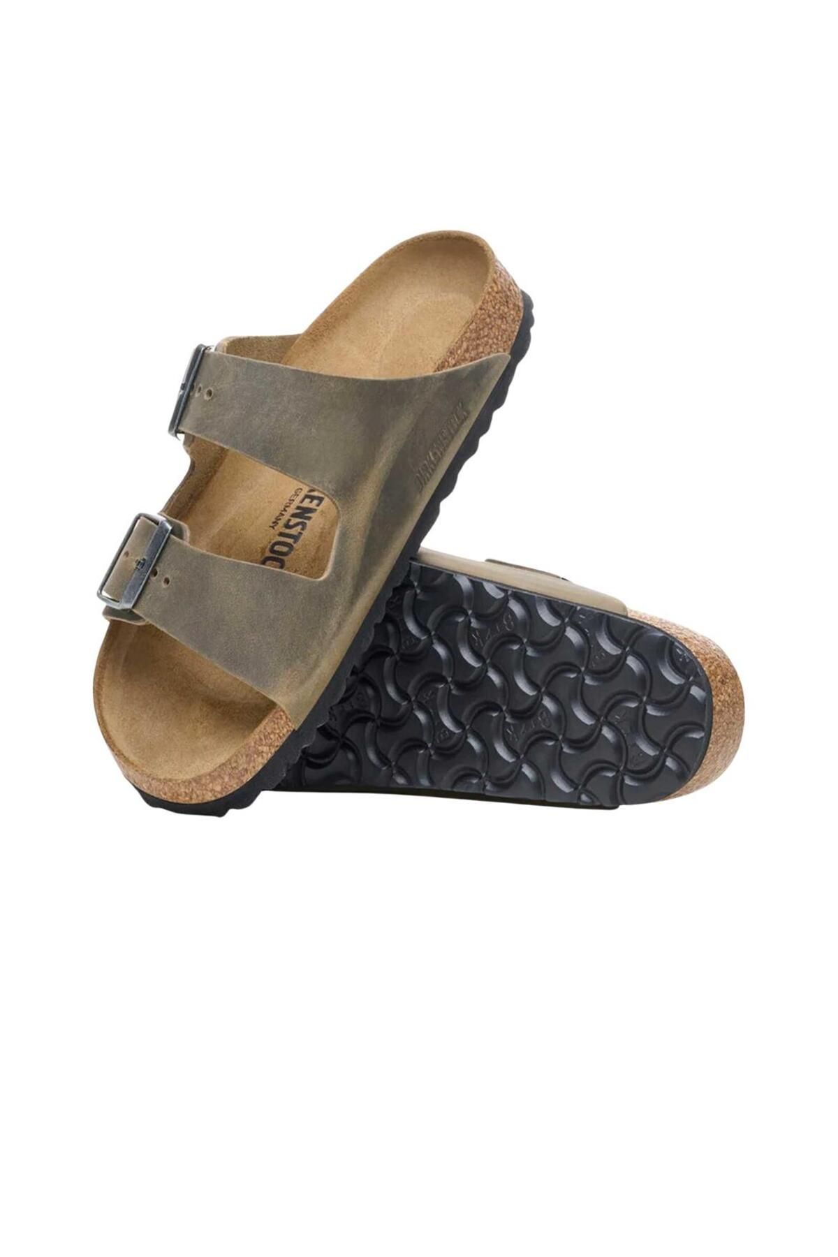 دمپایی مردانه و زنانه آریزونا لویی های یونیسکس خاکی را محو کرد Birkenstock