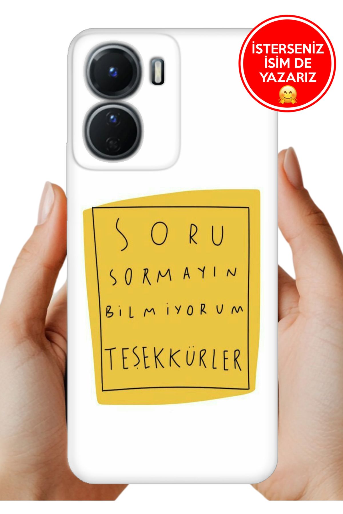 Cekuonline Y16 Kılıf Tam Rubber Esnek Silikon Full Koruma Soru Sormayın