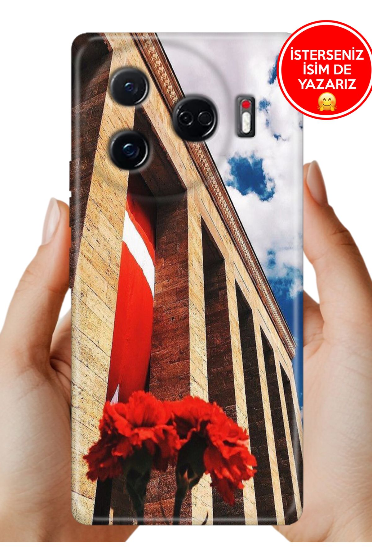 TECNO Camon 30 Pro Kılıf UvBaskı Özel-Tasarım Silikon Anıtkabir 1938