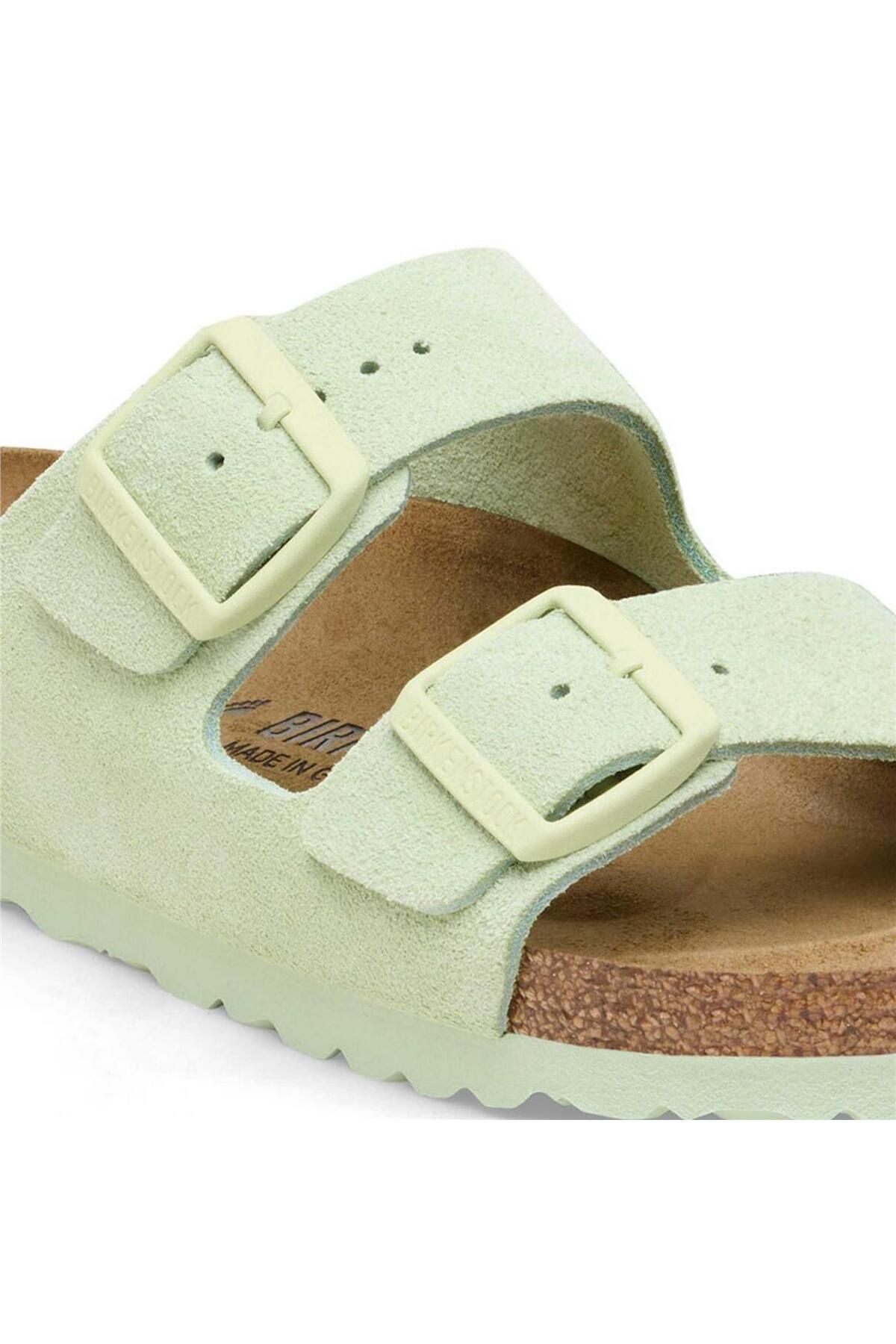 دمپایی سبز زنانه و تقصیر VL اورجینال Birkenstock