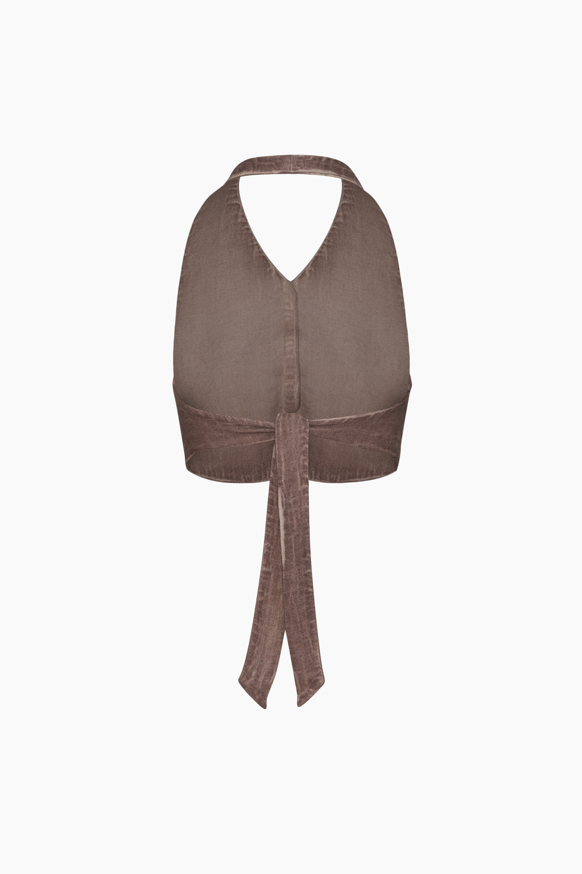 İKİKIZ-Linen Brown Vest 7