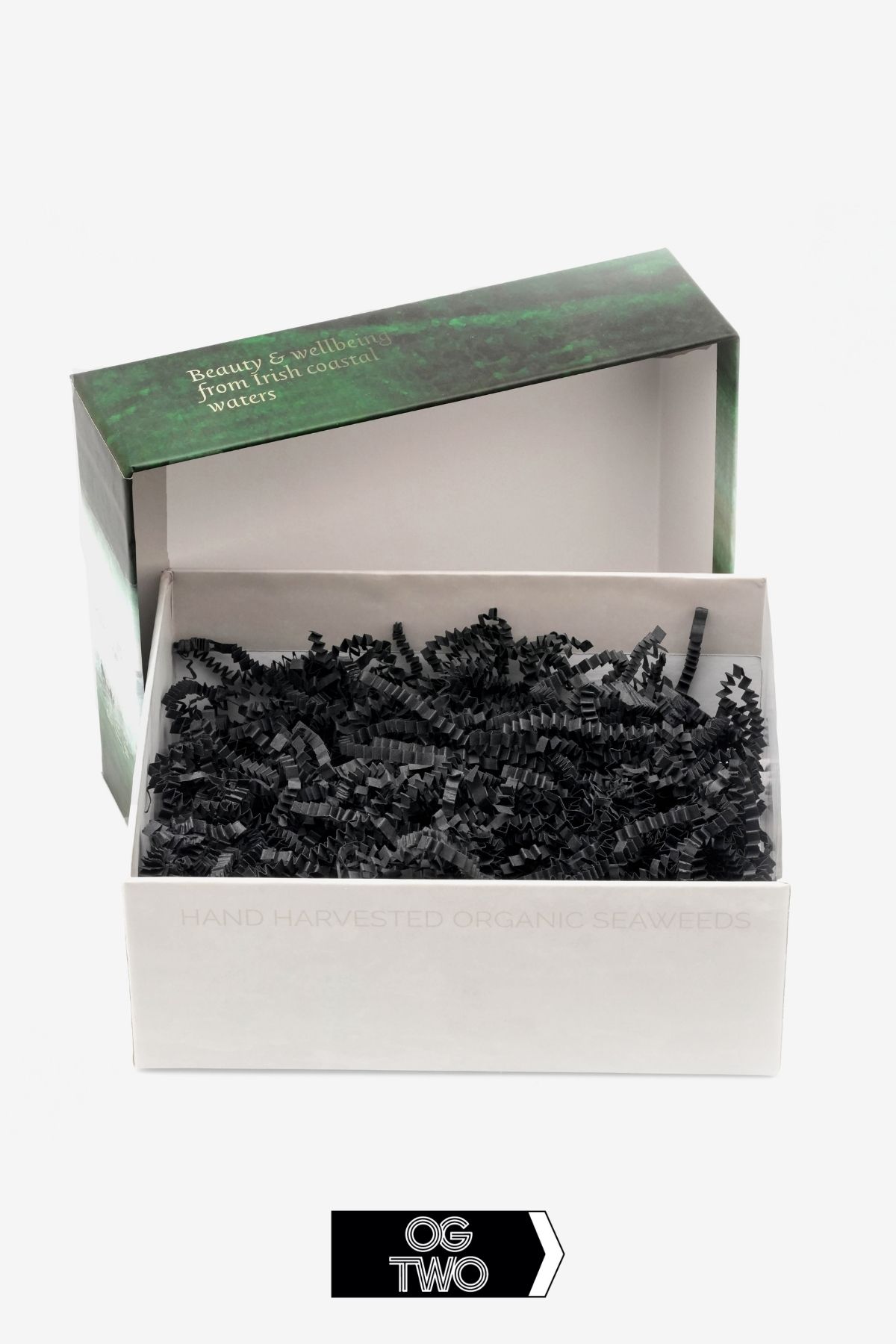 OGTWO-Premium Zig Zag Cropped 50 g Black Gift Box Sustainable Ornament Paper 4