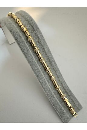 DaintyReward ÇELİK 14K ALTIN KAPLAMA BİLEKLİK