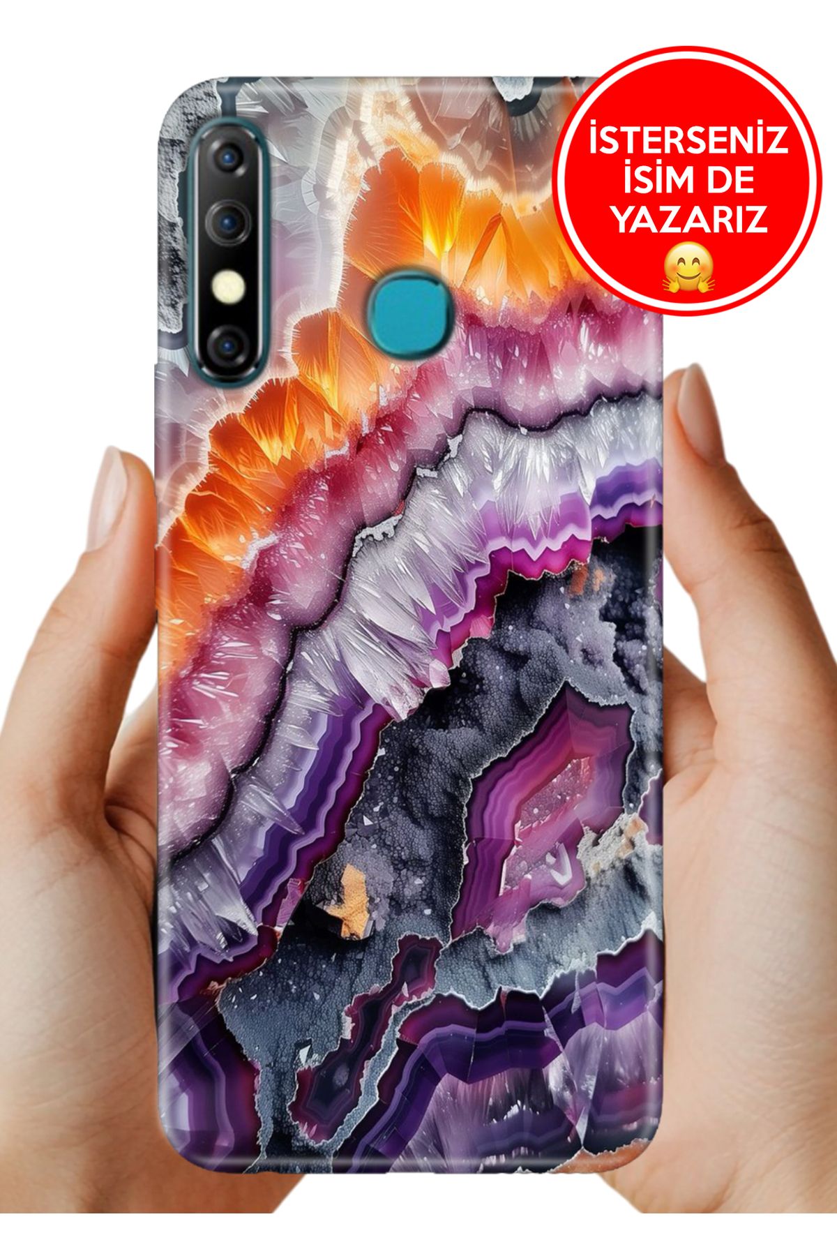 Cekuonline İnfinix Hot 8 Kılıf Gizli Hazine