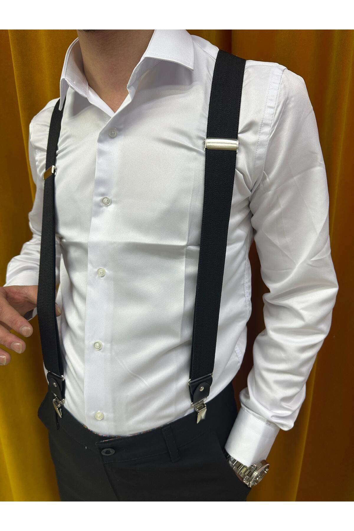 KOMBİN-Suspender Black Belt 4