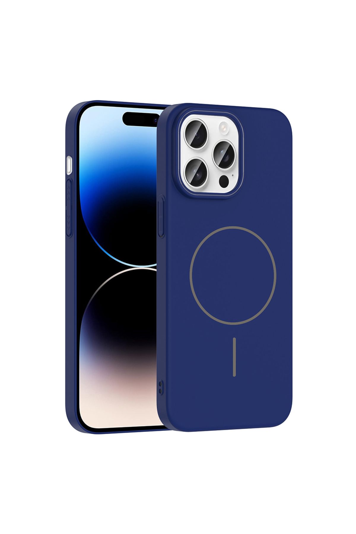 ELSAH iPhone 14 Pro Max Uyumlu Kılıf Magsafe Şarj Özellikli Lunora Minimal Şıklık, Zarif Kapak