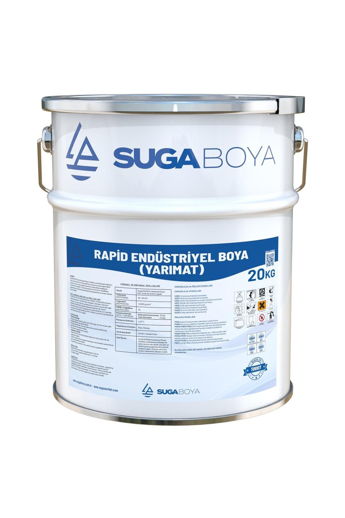 SUGA RAPİD ENDÜSTRİYEL BOYA YARIMAT 20 KG