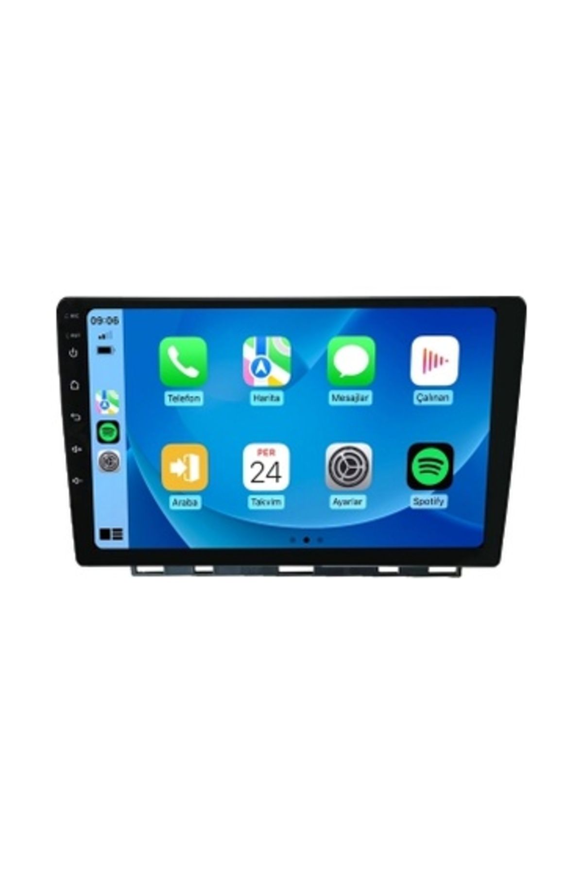 NAVİ Renault Clio 5 9'' 2019-2024 Uyumlu 6GB Ram 64GB Hafıza 8 Çekirdek Carplay Kamera Android Multimedya