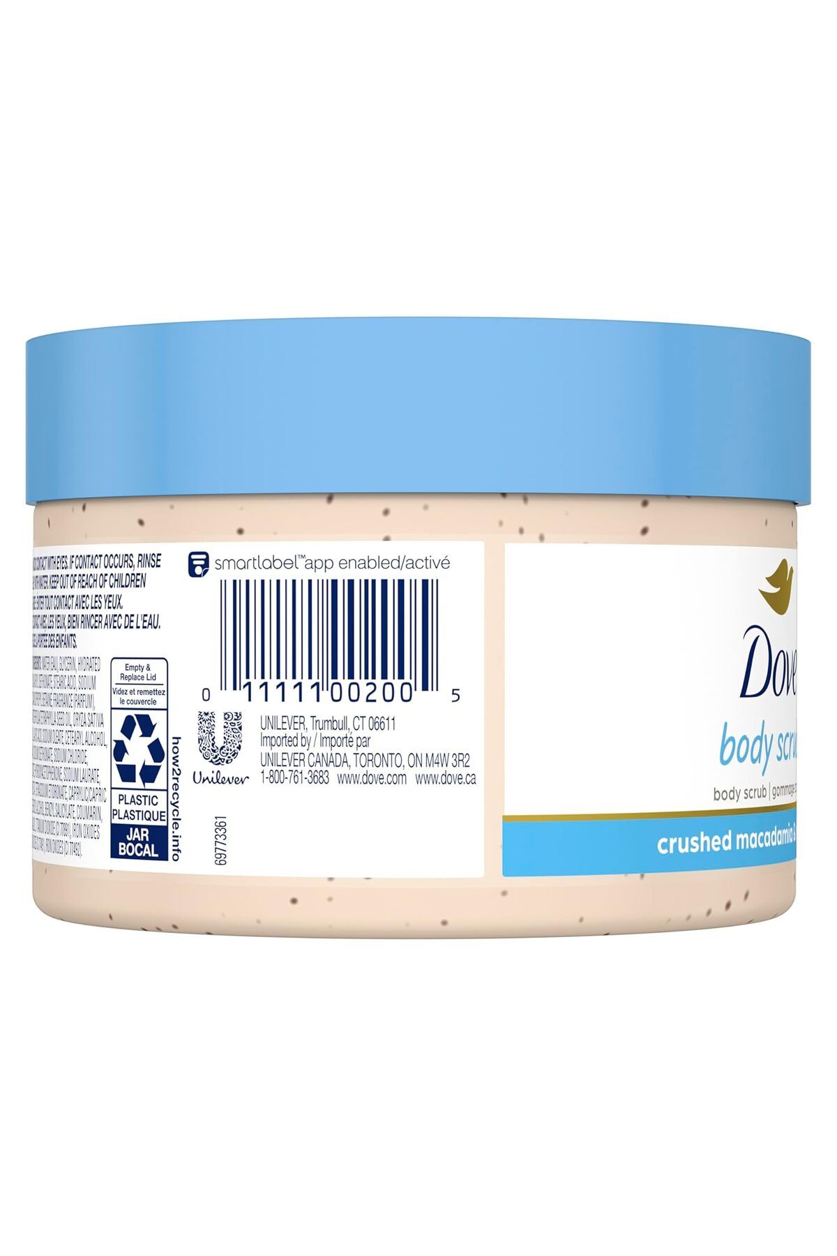 Dove-Scrub Macadamia & Rice Milk Reveals Visibly Smoother Skin Body Scrub That Nourishes Skin 298 gr 7