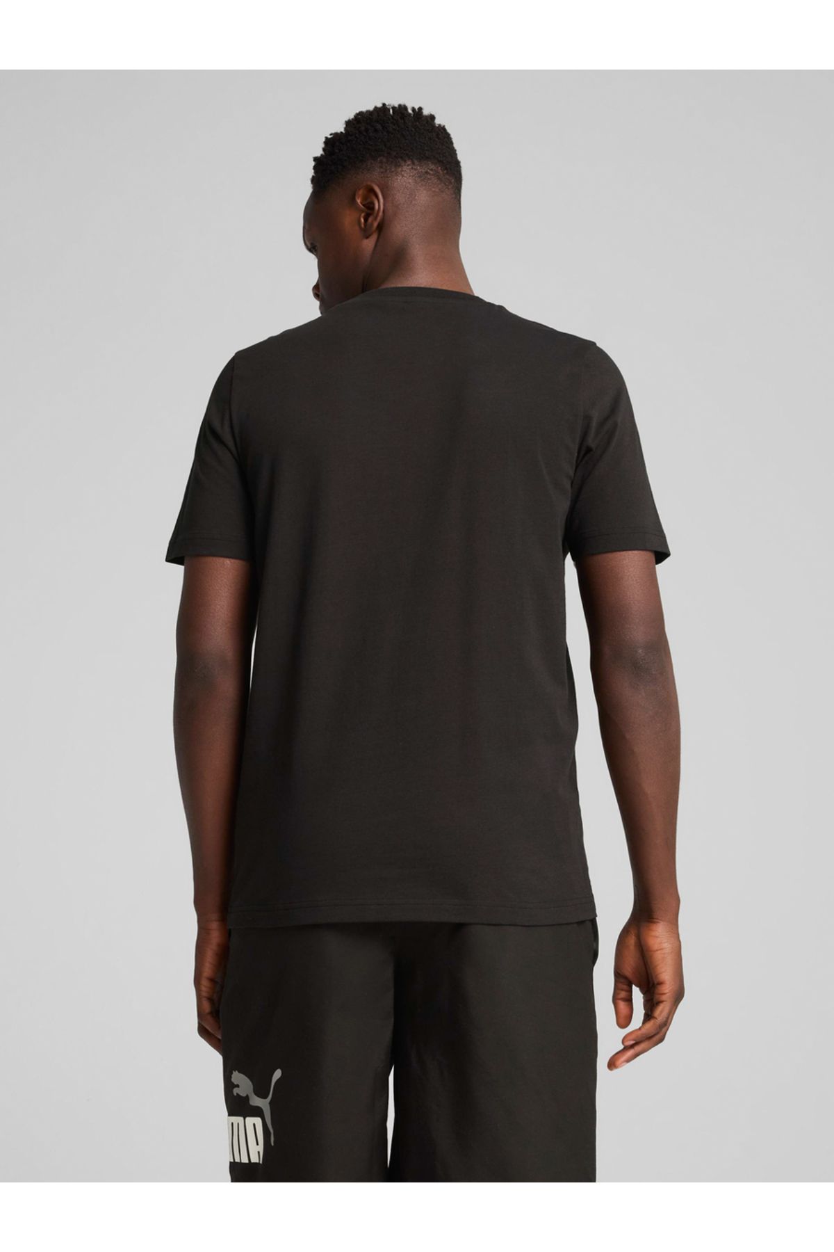 Puma-Essential Color Block Logo Print T-Shirt 3