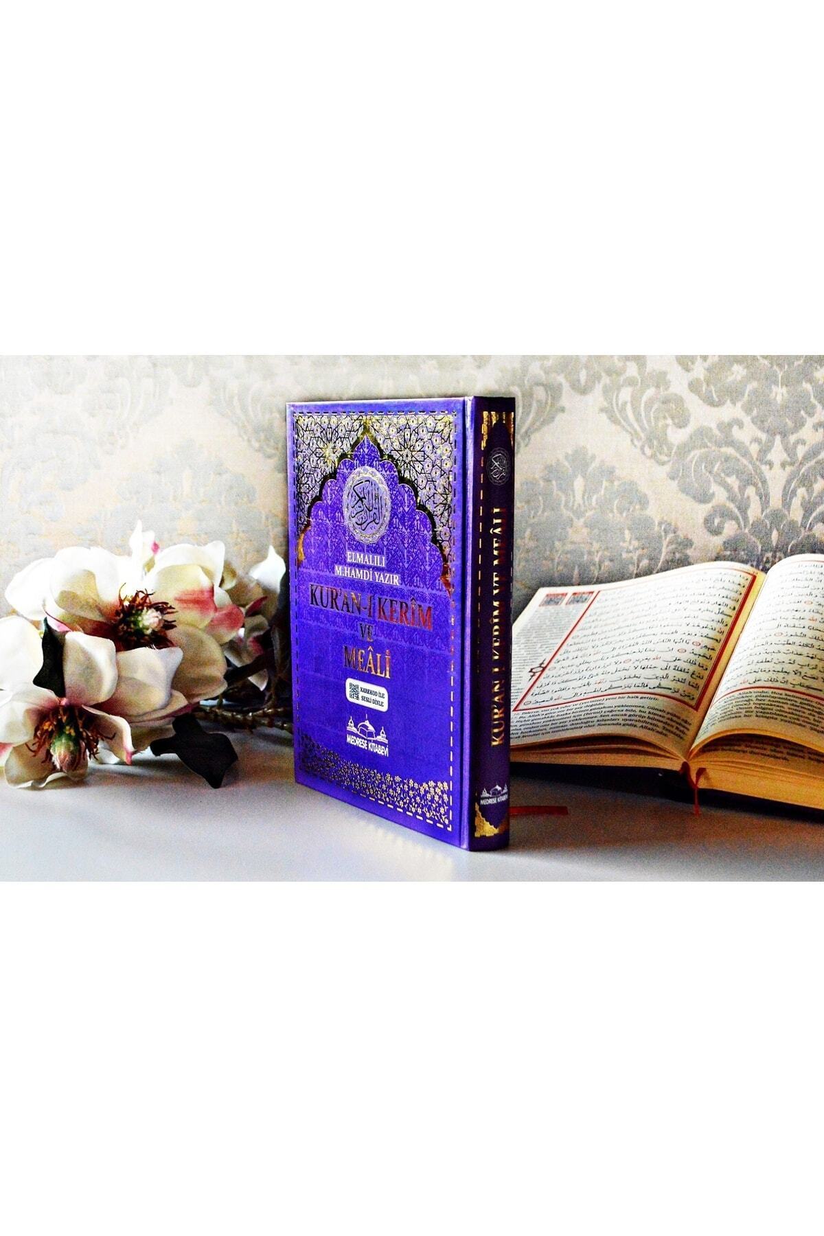 Medrese Kitab Evi Kuranı Kerim Türkçe Meali Cami Boy 25x34 Mealli Kuran Mor Telefonda Sesli Dinleme Diyanet Mühürlü fotoğrafı 3 (önizleme)
