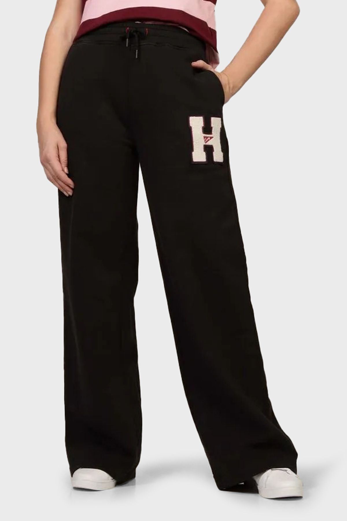 Tommy Jeans % 100 Pamuk Regular Fit Normal Bel Geniş Paça Jogger Pantolon PANTOLON DW0DW205