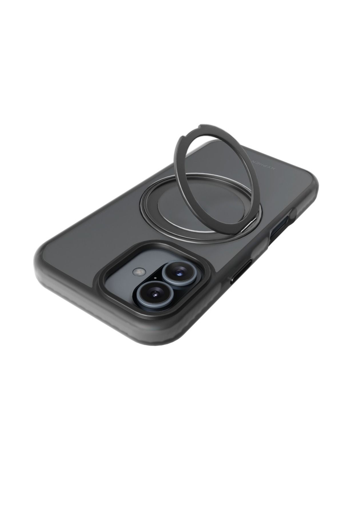 HYPHEN-حافظة AXEL المقاومة للصدمات MagSafe مع حامل حلقي دوار - iPhone 16 3
