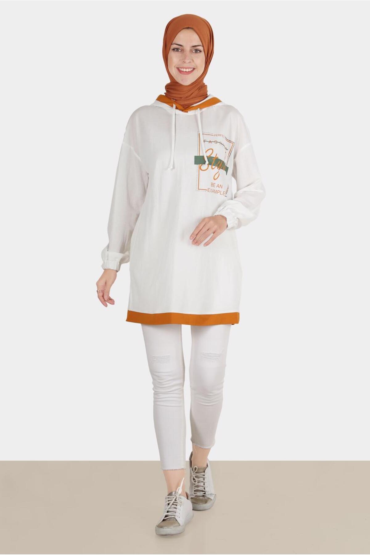 آلوینا تونیک ورزشی طرحدار کلاهدار کد ۴۲۹۰۰ آلوینا تونیک ورزشی طرحدار کلاهدار کد ۴۲۹۰۰