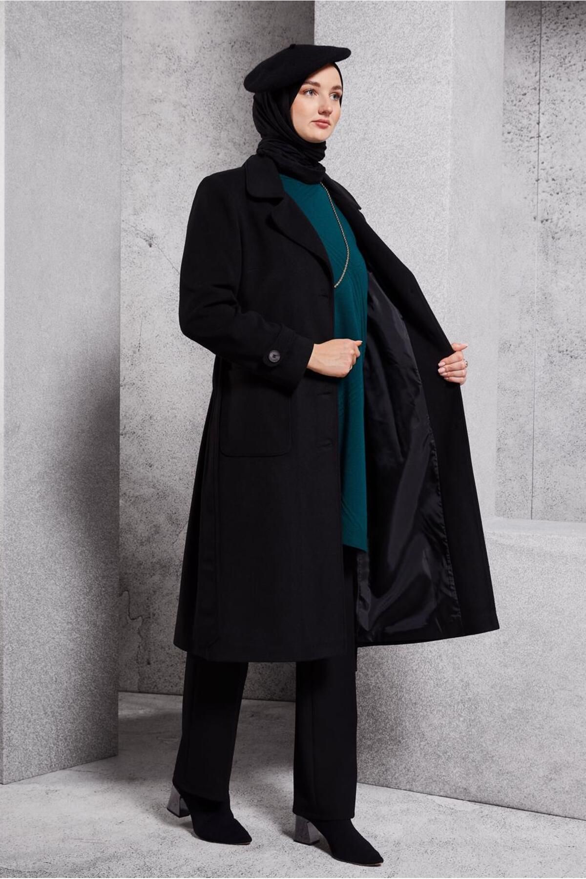 مانتو کمربندی 90500 Alvina
