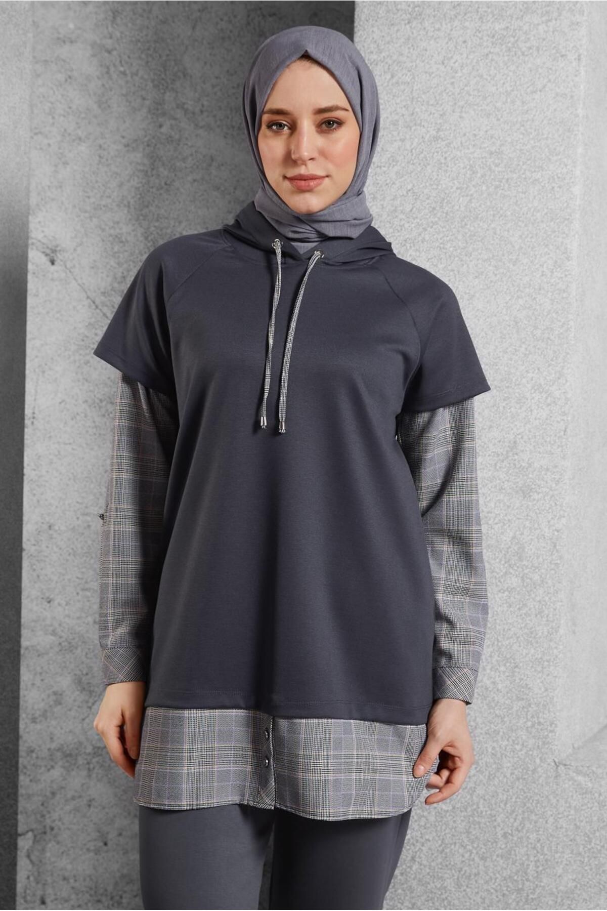 تونیک کلاه دار 45284 Alvina