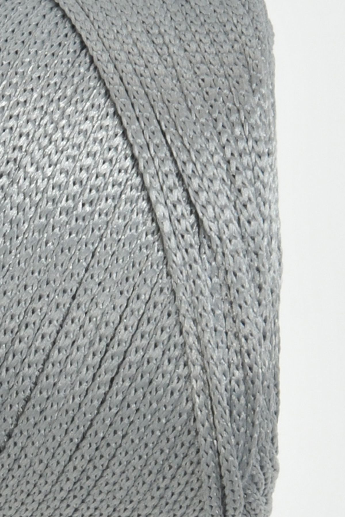 Bevella Macrame Cord-2 مم - 200 جرام خيط بوليستر رمادي غامق ماكروميرو وخيط للحقيبة 3