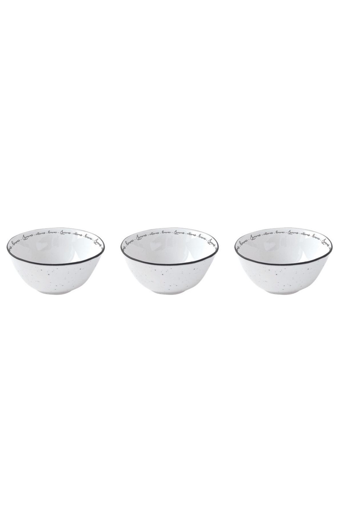 DR EASY LİFE-Set of 3 porcelain bowls 10cm Amalfi 4